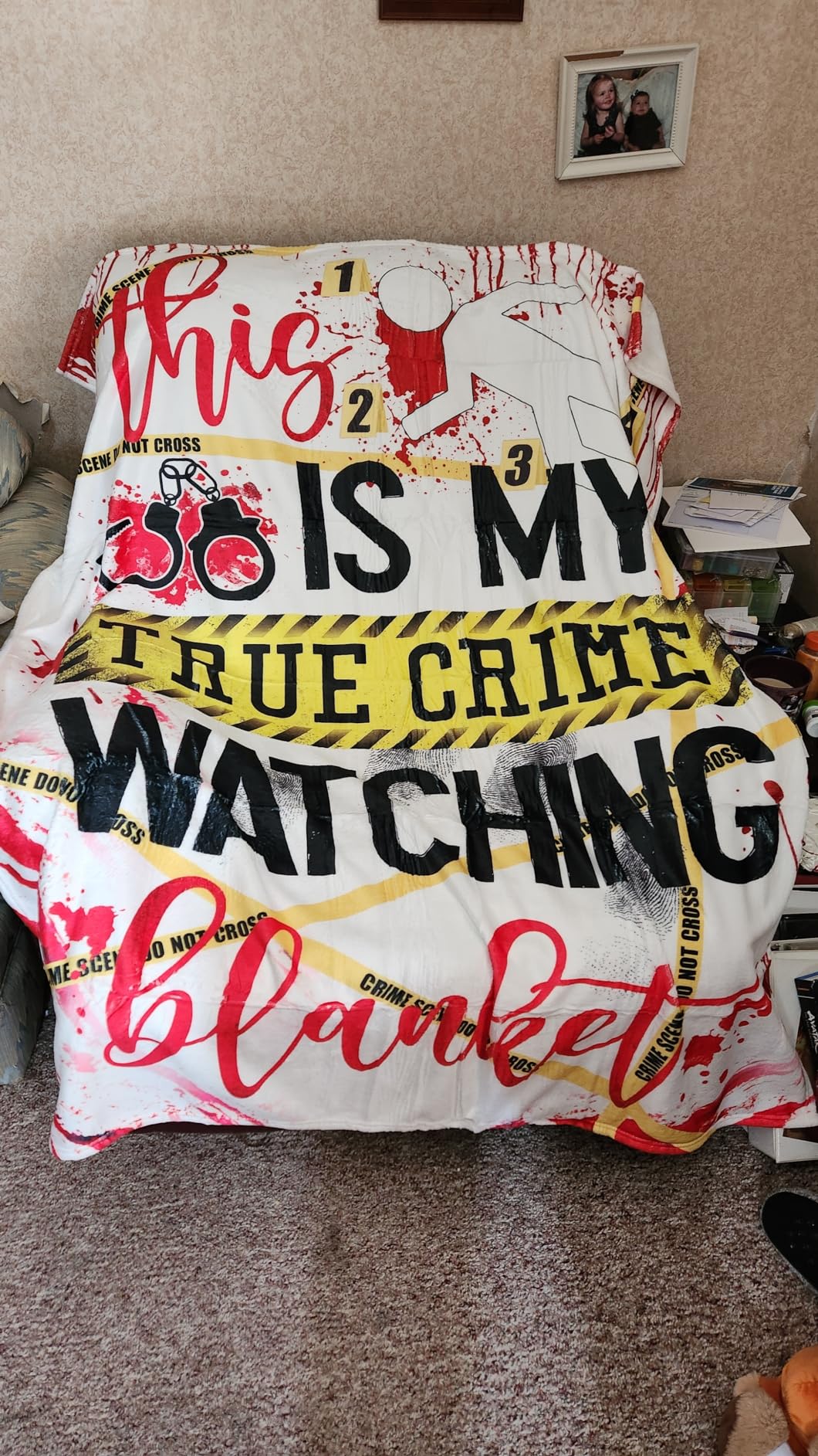 True Crime Gifts, True Crime Christmas Blanket 60 True Crime Gifts, True Crime Christmas Blanket 60
