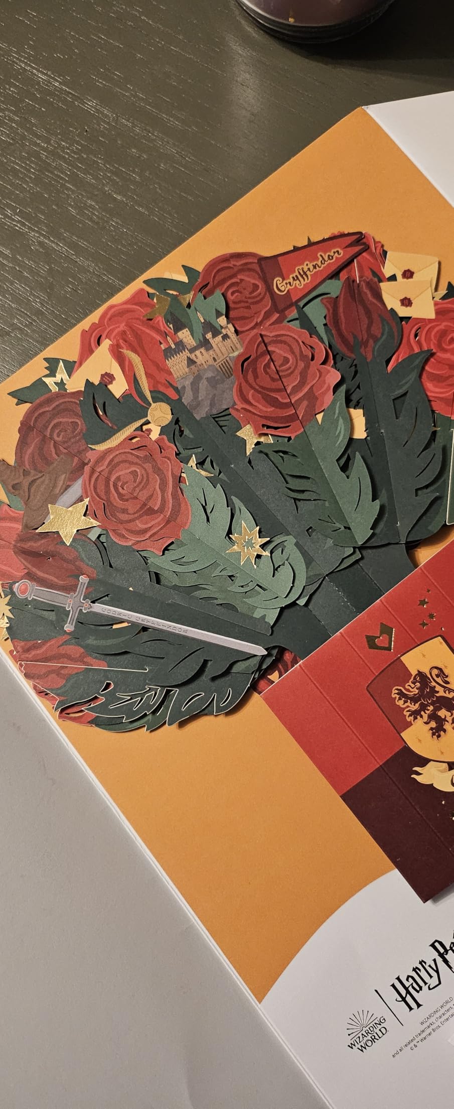 Lovepop Everyday Pop-Up Harry Potter Paper Flower Bouquet for Her and Him - Gryffindor Bouquet for Boys, Girls, Men, Women - Customer Photo 3