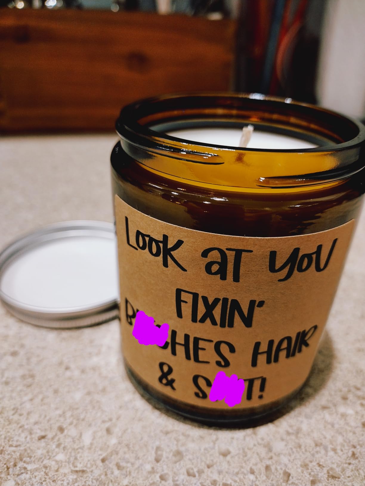 LEADO Hairstylist Candle - Hairdresser Gifts, Hair Stylist Gifts for Women, Men - Hair Salon Decor, Cosmetology Graduation Ideas - Funny Christmas, Birthday Presents for Hair Dresser, Barber, Student - Customer Photo 1