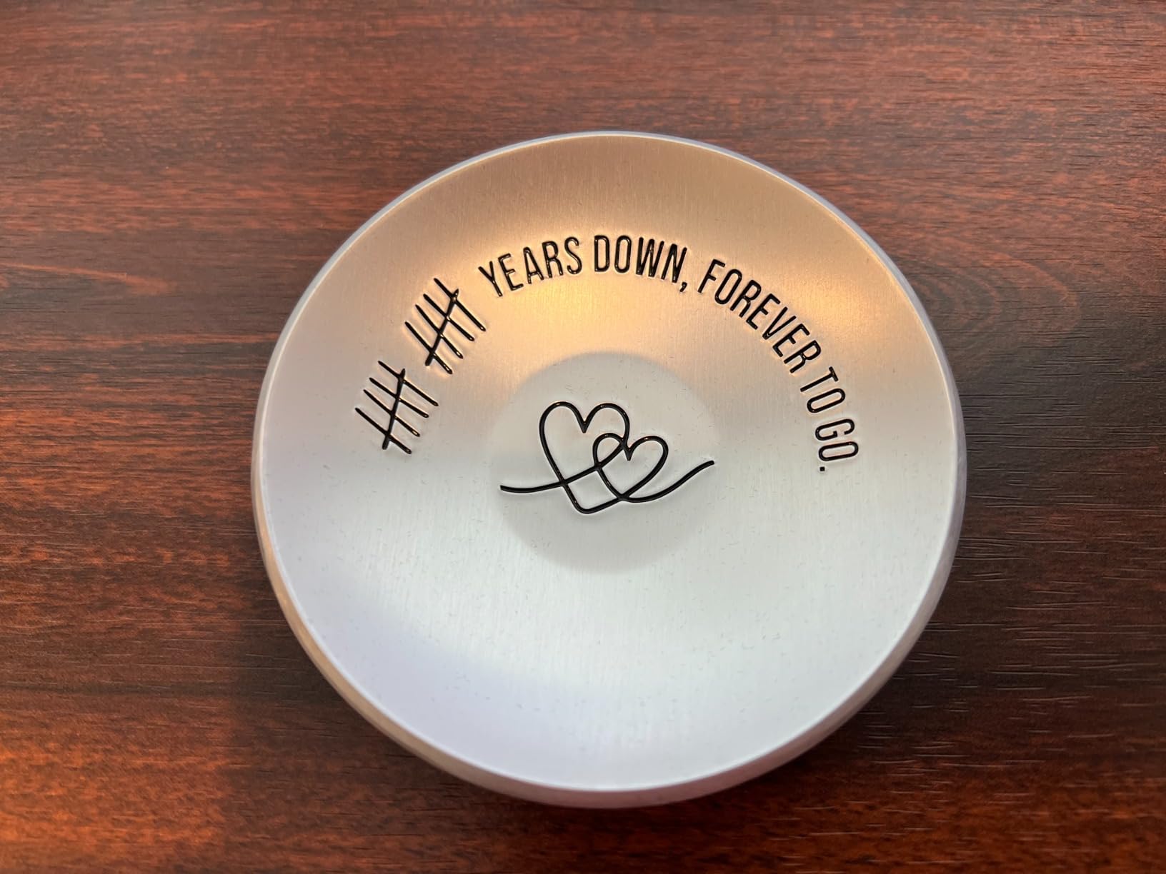 10th Anniversary Aluminum Gifts for Her/Him, 10 Year Wedding Anniversary for Wife Husband Couple Parents, 4