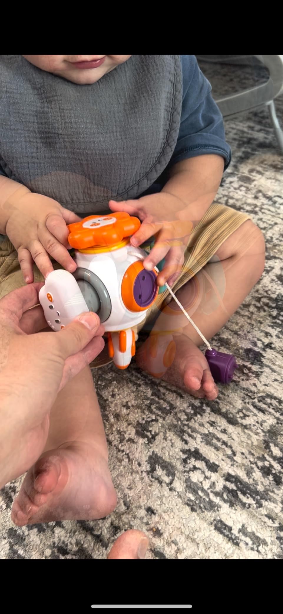 Montessori Sensory Toys for Toddlers 1-3 - Travel Activities Busy Board Cube - Baby Gifts for 6 9 12 18 Months 1 2 One Year Old Infant Boys Girls - Airplane Plane Car Travel Toys Educational Learning - Customer Photo 1