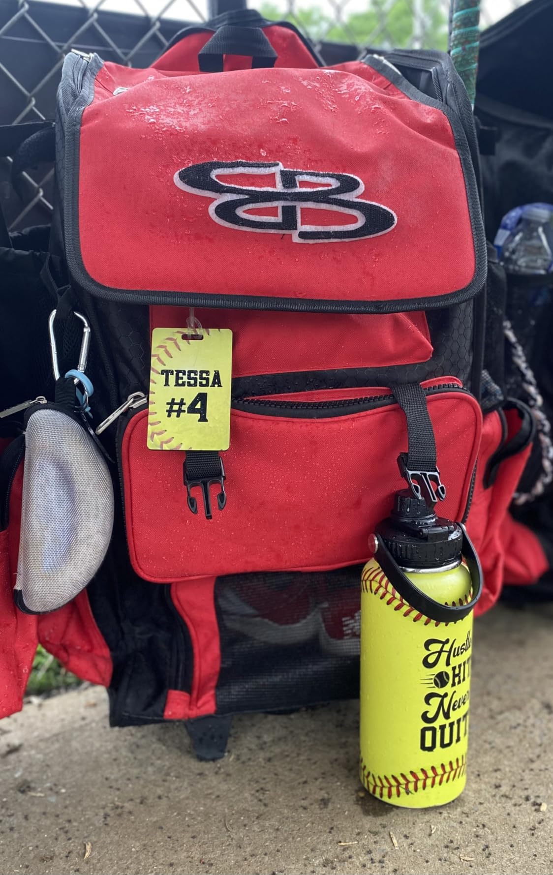 Basketball Water Bottle 32oz Stainless Steel Insulated Bottles for Men Women Sports Lovers Fan Players Coach - Basketball Gifts for Birthday Christmas - Customer Photo 1