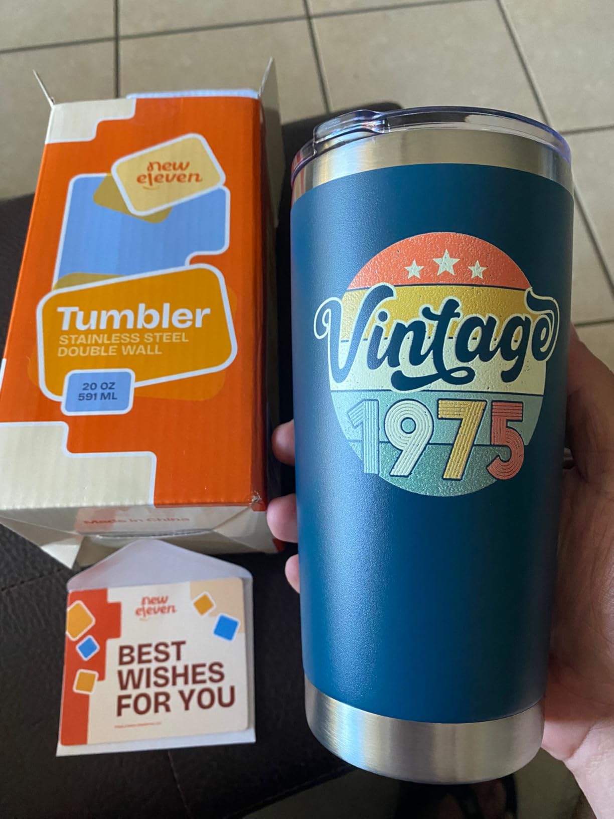 NewEleven Gifts For Men, Women - Funny Gag Gifts Ideas For Dad, Mom, Grandpa, Grandma, Husband, Wife, Uncle, Him - 40th 50th 60th 70th 80th Birthday Gifts For Men Women – 20 Oz Tumbler Customer Review NewEleven Gifts For Men, Women - Funny Gag Gifts Ideas For Dad, Mom, Grandpa, Grandma, Husband, Wife, Uncle, Him - 40th 50th 60th 70th 80th Birthday Gifts For Men Women – 20 Oz Tumbler - Customer Photo 1