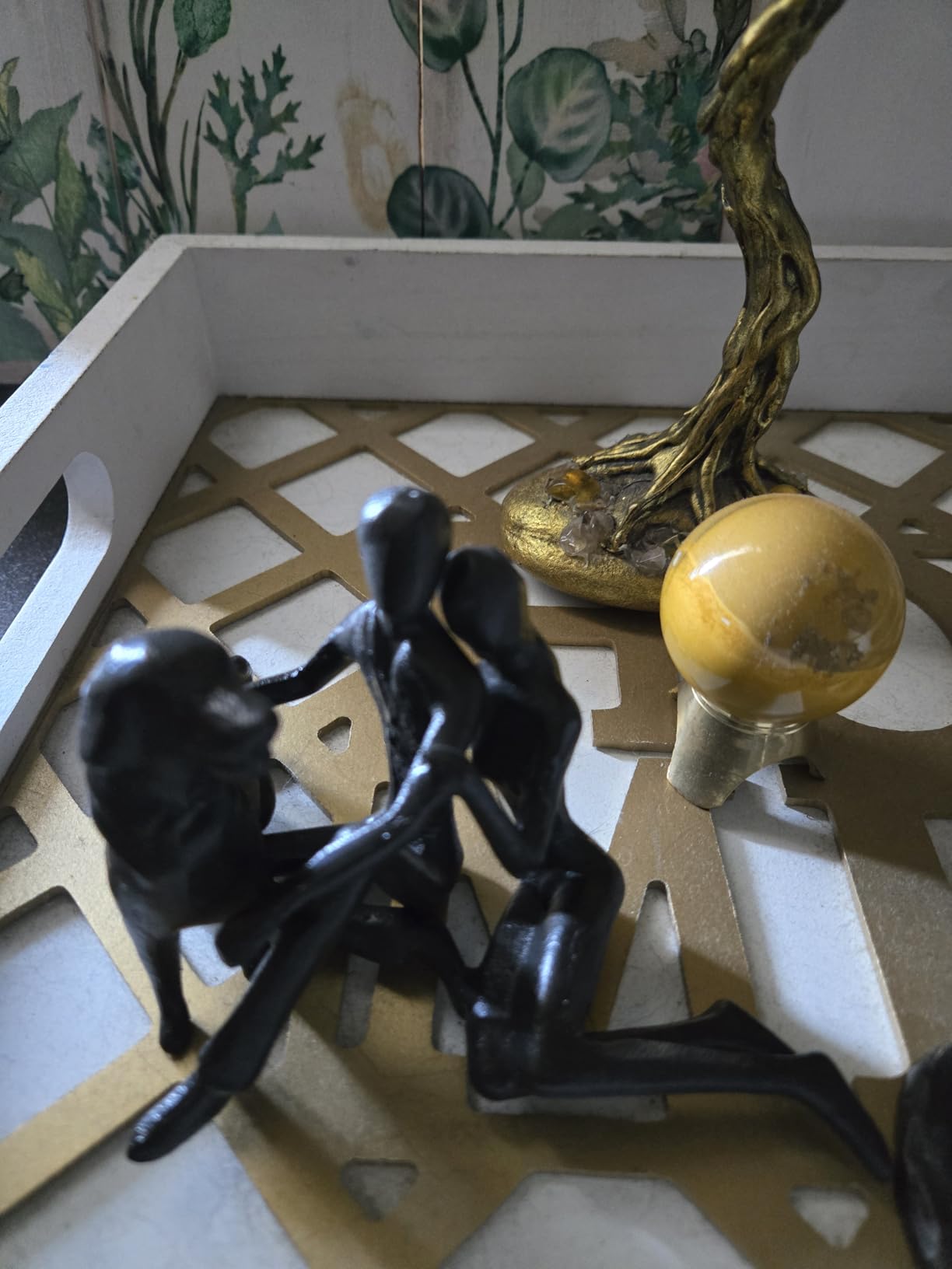 Anniversary Wedding Gifts for Couple/Her - Romantic Couple Statue in Love, Black Metal Figurine Sweet Loving Together Iron Sculpture Decor Customer Review Anniversary Wedding Gifts for Couple/Her - Romantic Couple Statue in Love, Black Metal Figurine Sweet Loving Together Iron Sculpture Decor - Customer Photo 2