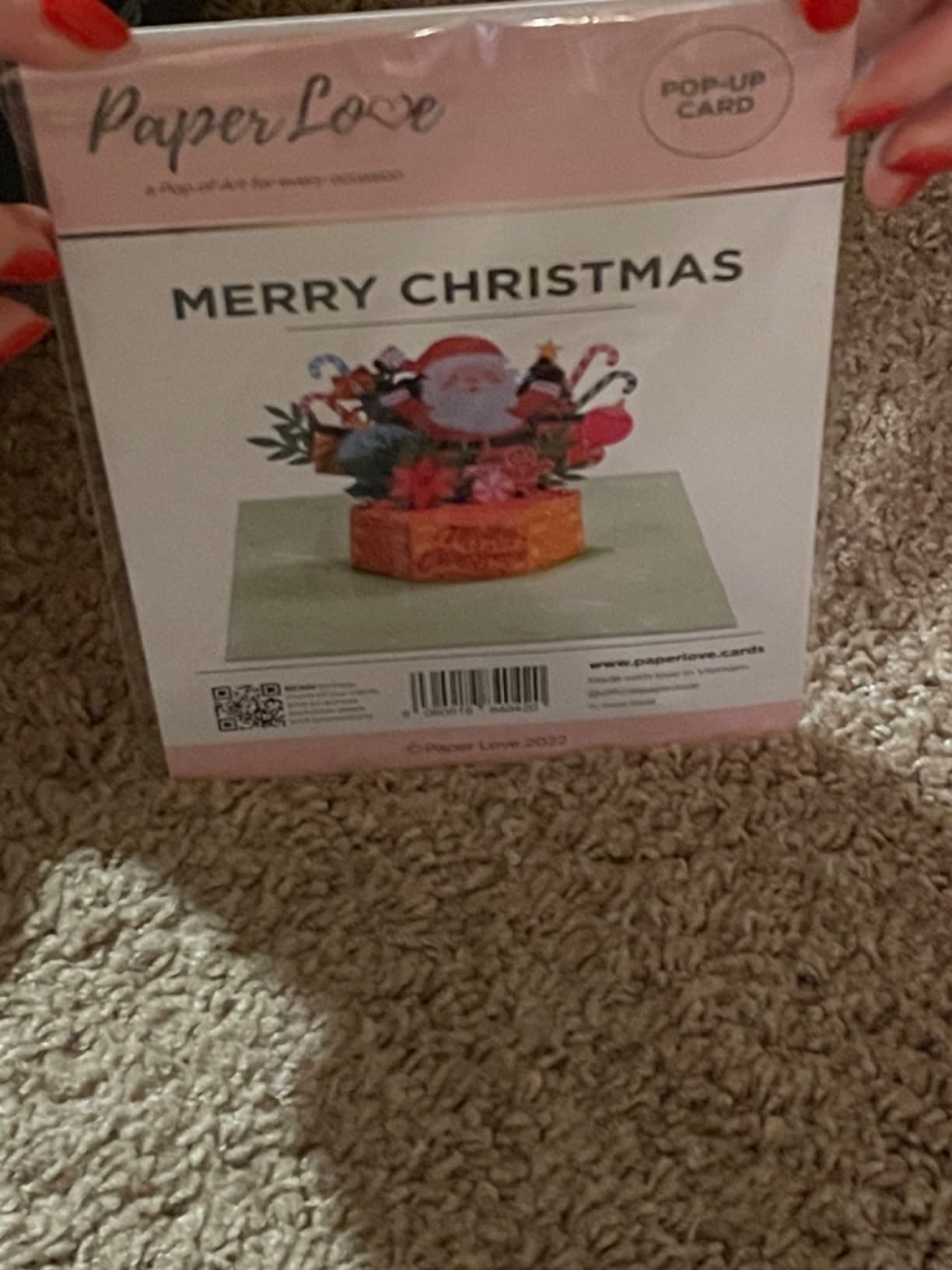 Paper Love Frndly, 3D Merry Christmas Pop Up Card, Handcrafted 3D Greeting Cards, Gift For Christmas or Holidays - 100% Recycled and Eco-Friendly, 5 Paper Love Frndly, 3D Merry Christmas Pop Up Card, Handcrafted 3D Greeting Cards, Gift For Christmas or Holidays - 100% Recycled and Eco-Friendly, 5