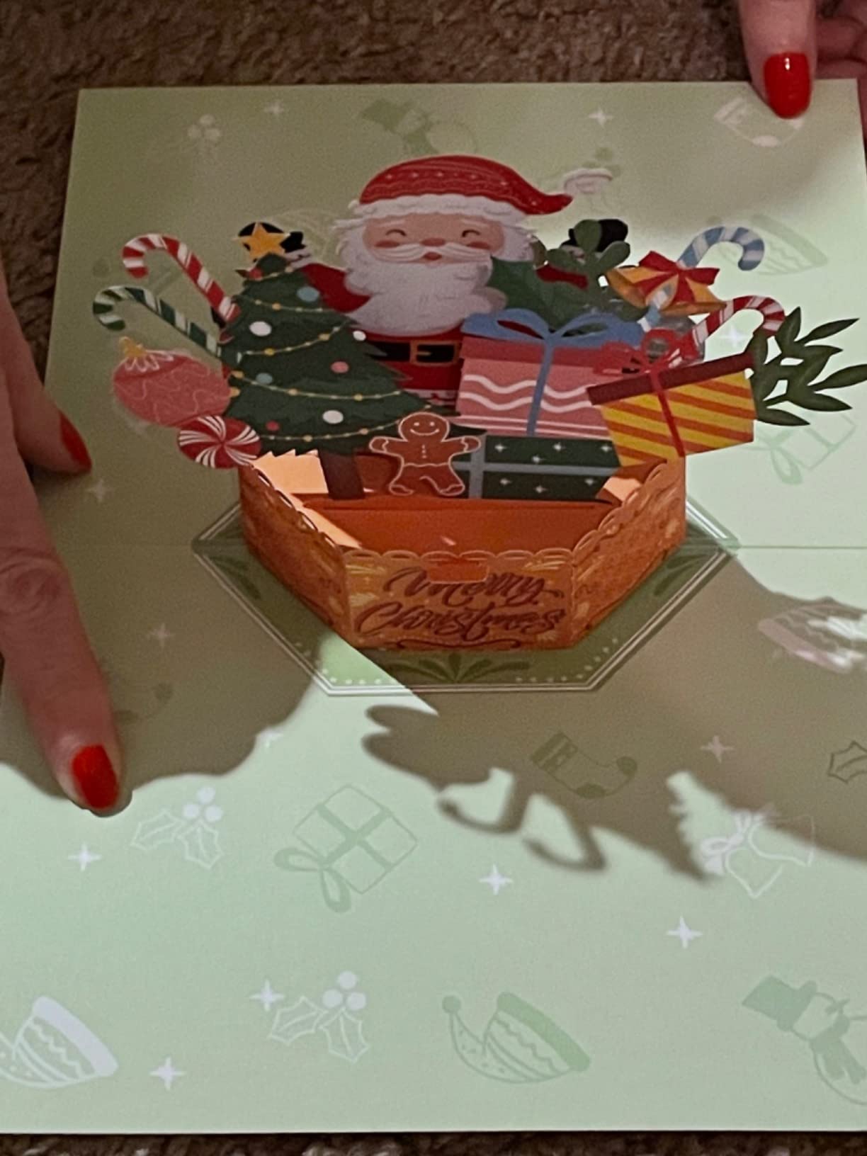 Paper Love Frndly, 3D Merry Christmas Pop Up Card, Handcrafted 3D Greeting Cards, Gift For Christmas or Holidays - 100% Recycled and Eco-Friendly, 5 Paper Love Frndly, 3D Merry Christmas Pop Up Card, Handcrafted 3D Greeting Cards, Gift For Christmas or Holidays - 100% Recycled and Eco-Friendly, 5