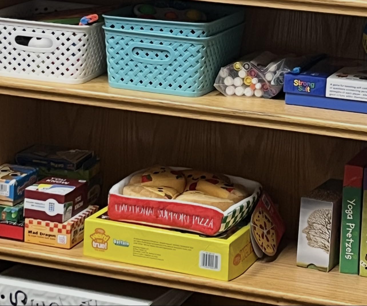 WHAT DO YOU MEME? Emotional Support Chicken Nuggets by Relatable, Cuddly Plush Toys and Stuffed Animals, Includes 5 Plushies with Basket, Funny or Cute Holiday Stocking Stuffer - Customer Photo 2