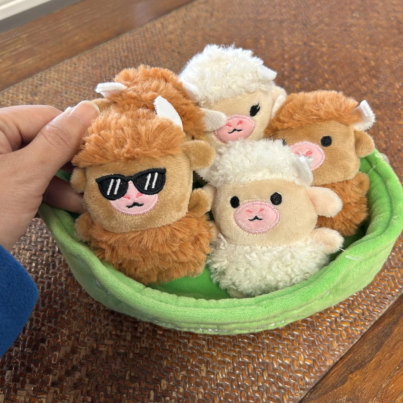 WHAT DO YOU MEME? Emotional Support Chicken Nuggets by Relatable, Cuddly Plush Toys and Stuffed Animals, Includes 5 Plushies with Basket, Funny or Cute Holiday Stocking Stuffer - Customer Photo 4