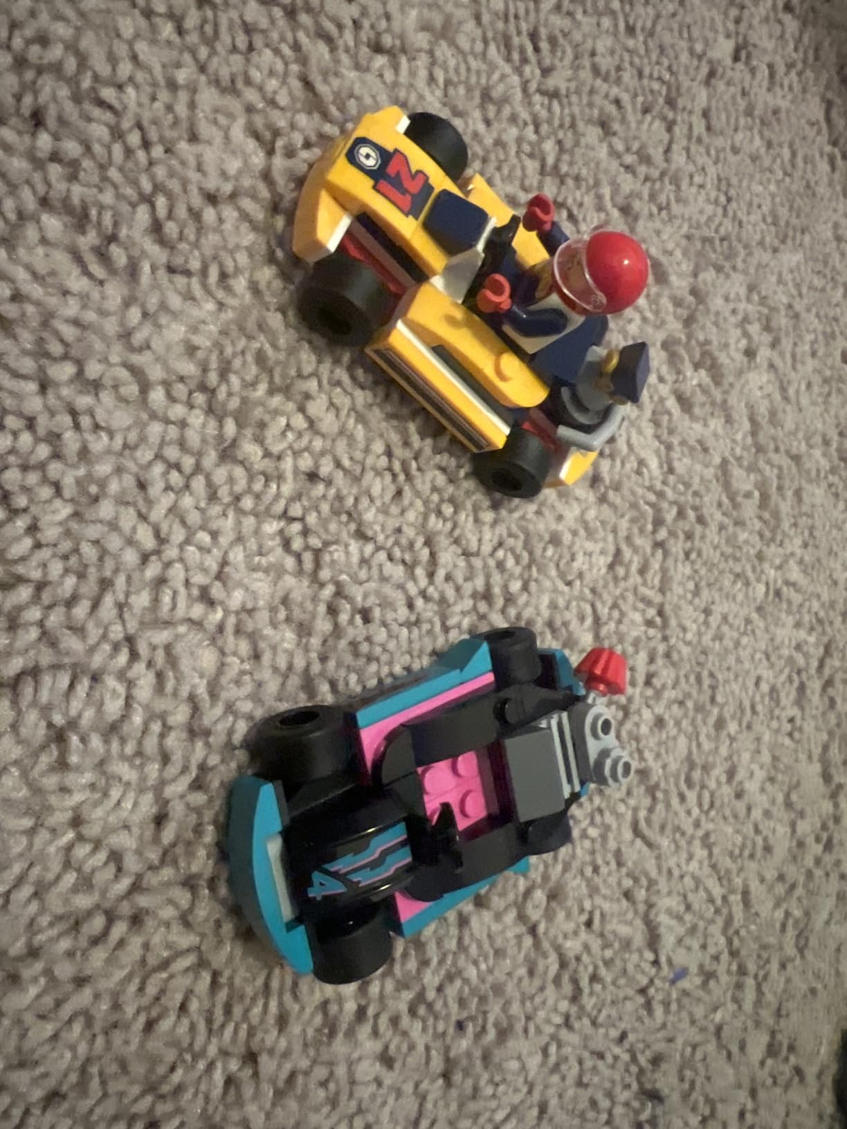 LEGO City Go-Karts and Race Drivers Toy Playset, 2 Driver Minifigures, Racing Vehicle Car Toy, Fun Race Car Toy Gift for Kids Aged 5 and Up, 60400 Customer Review LEGO City Go-Karts and Race Drivers Toy Playset, 2 Driver Minifigures, Racing Vehicle Car Toy, Fun Race Car Toy Gift for Kids Aged 5 and Up, 60400 - Customer Photo 1