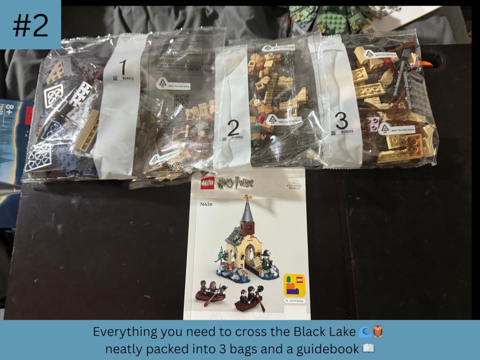 LEGO Harry Potter Hogwarts Boat House Building Toys - Harry Potter Toys for Kids, Girls & Boys, Age 8+ - Birthday Gift with 5 Minifigures - 76426 - Customer Photo 1