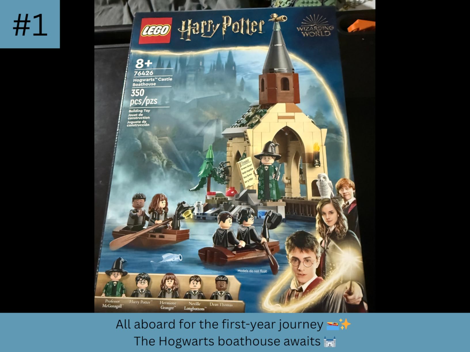 LEGO Harry Potter Hogwarts Boat House Building Toys - Harry Potter Toys for Kids, Girls & Boys, Age 8+ - Birthday Gift with 5 Minifigures - 76426 - Customer Photo 2