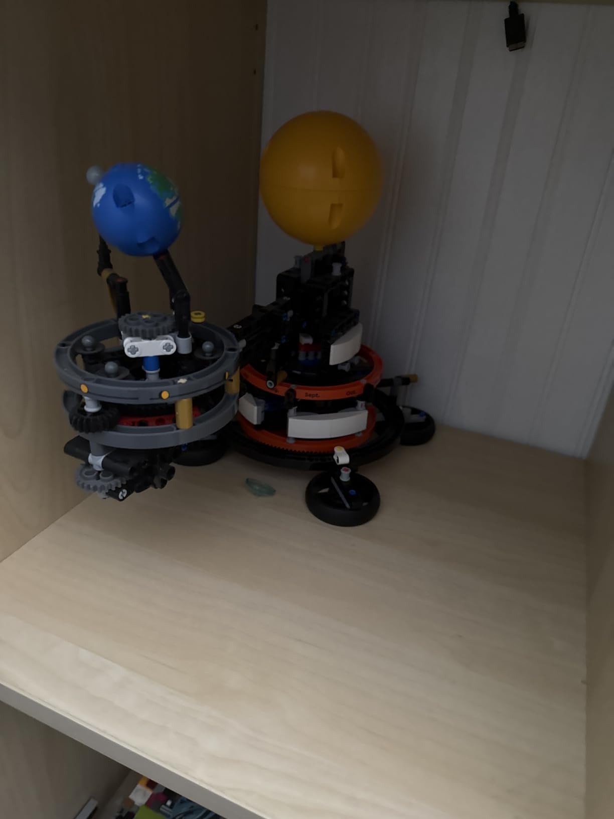 LEGO Technic Planet Earth and Moon in Orbit Building Set, Outer Space Birthday Gift for 10 Year Olds, Solar System Toy for Imaginative, Independent Play, Space Room Décor for Boys & Girls, 42179 - Customer Photo 2