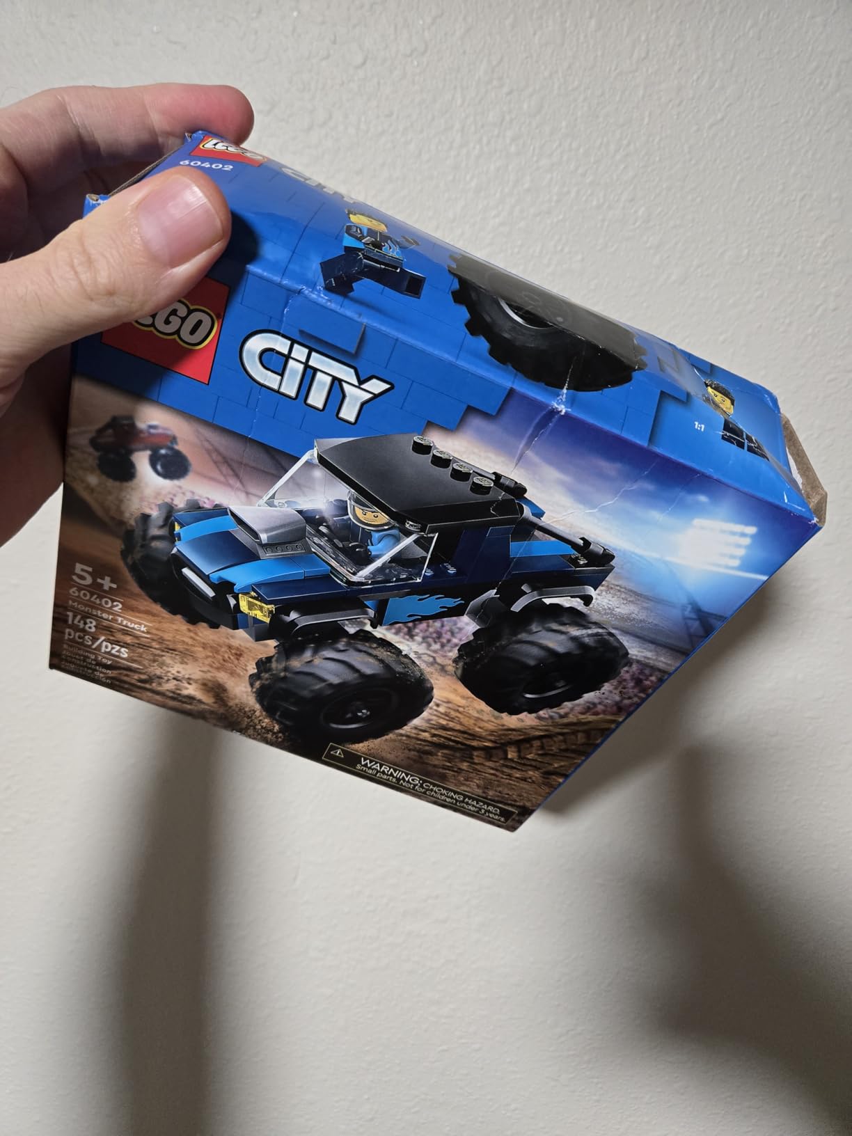 LEGO City Blue Monster Truck Off-Road Toy Playset with a Driver Minifigure, Imaginative Toys for Kids, Fun Gift for Boys and Girls Aged 5 Plus, Mini Monster Truck, 60402 Customer Review LEGO City Blue Monster Truck Off-Road Toy Playset with a Driver Minifigure, Imaginative Toys for Kids, Fun Gift for Boys and Girls Aged 5 Plus, Mini Monster Truck, 60402 - Customer Photo 1