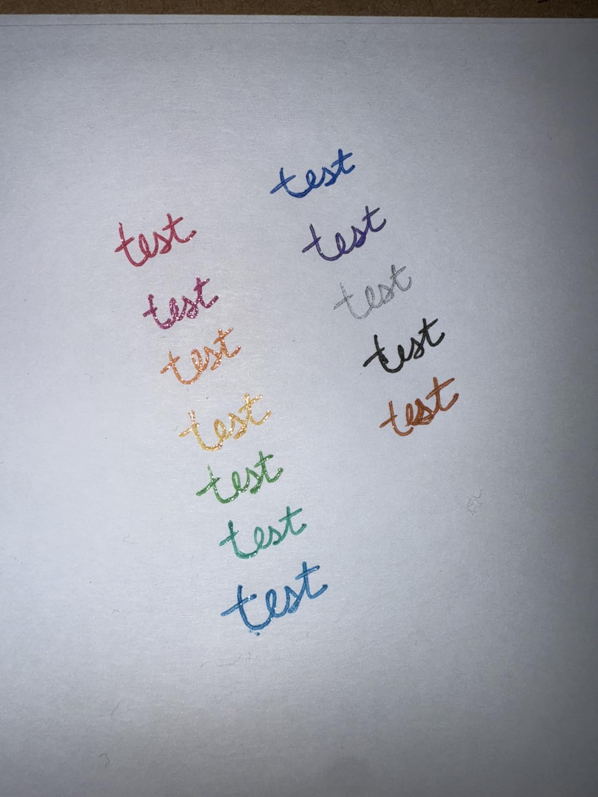 Stocking Stuffers for Kids Teens Girls Boys, 12-Color Scented Glitter Gel Pens, Coloring Markers Colored Pen Set, Cute Glitter Pens Journaling Supplies Fun Stationary, Halloween Christmas Gifts - Customer Photo 2