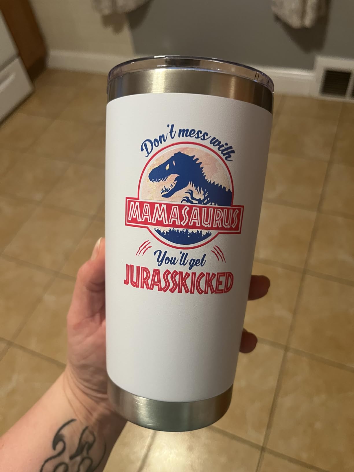 NewEleven Christmas Gift For Dad, Men - Funny Birthday Gifts For Dad, Men, Car Guys - Unique Present Idea For Father, Husband, Uncle, Guys From Daughter, Son, Kids, Wife - 20 Oz Tumbler - Customer Photo 1