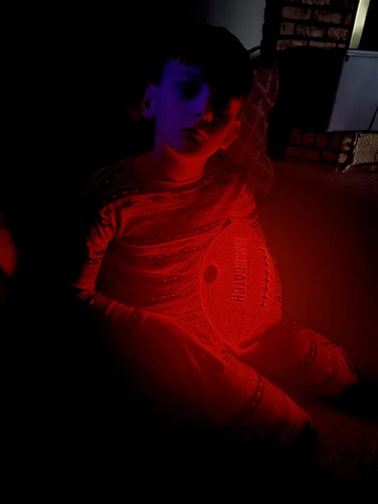 Light Up Football - Glow in the Dark Ball - NO 6 - Boys Gifts - Outdoor Sports, Birthday Gifts for Boys 8-15+ Year Old - Kids Teenage Youth Gift Ideas - Boy Toys Stuff Ages 8 9 10 11 12 13 14 15 - Customer Photo 2