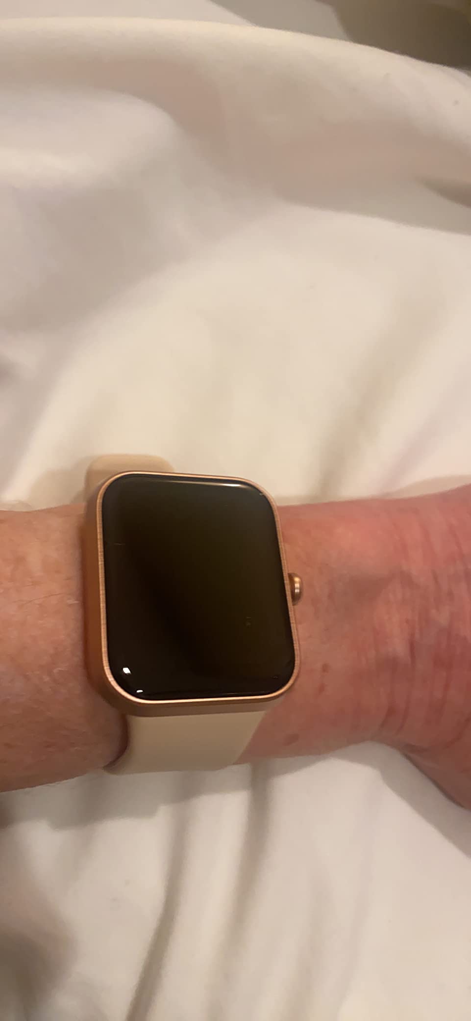 SKG Smart Watch for Men Women (Answer/Make Call), Alexa Built-in, Extra Black Band, 100+ Sports 1.8