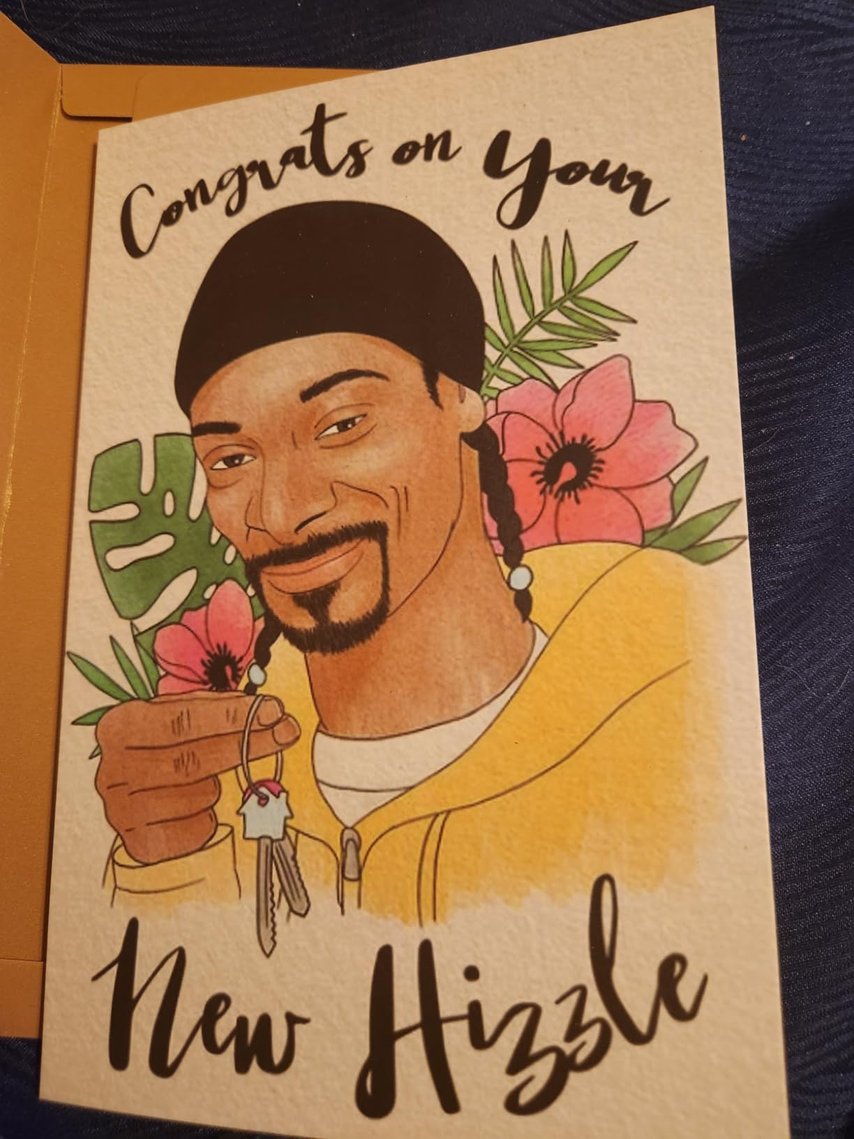 Funny Housewarming Card for Friends, Unique New Home Card for Coworkers Relative Neighbors, Perfect House Gifts for Women Men, Congrats on Your New Hizzle - Customer Photo 1