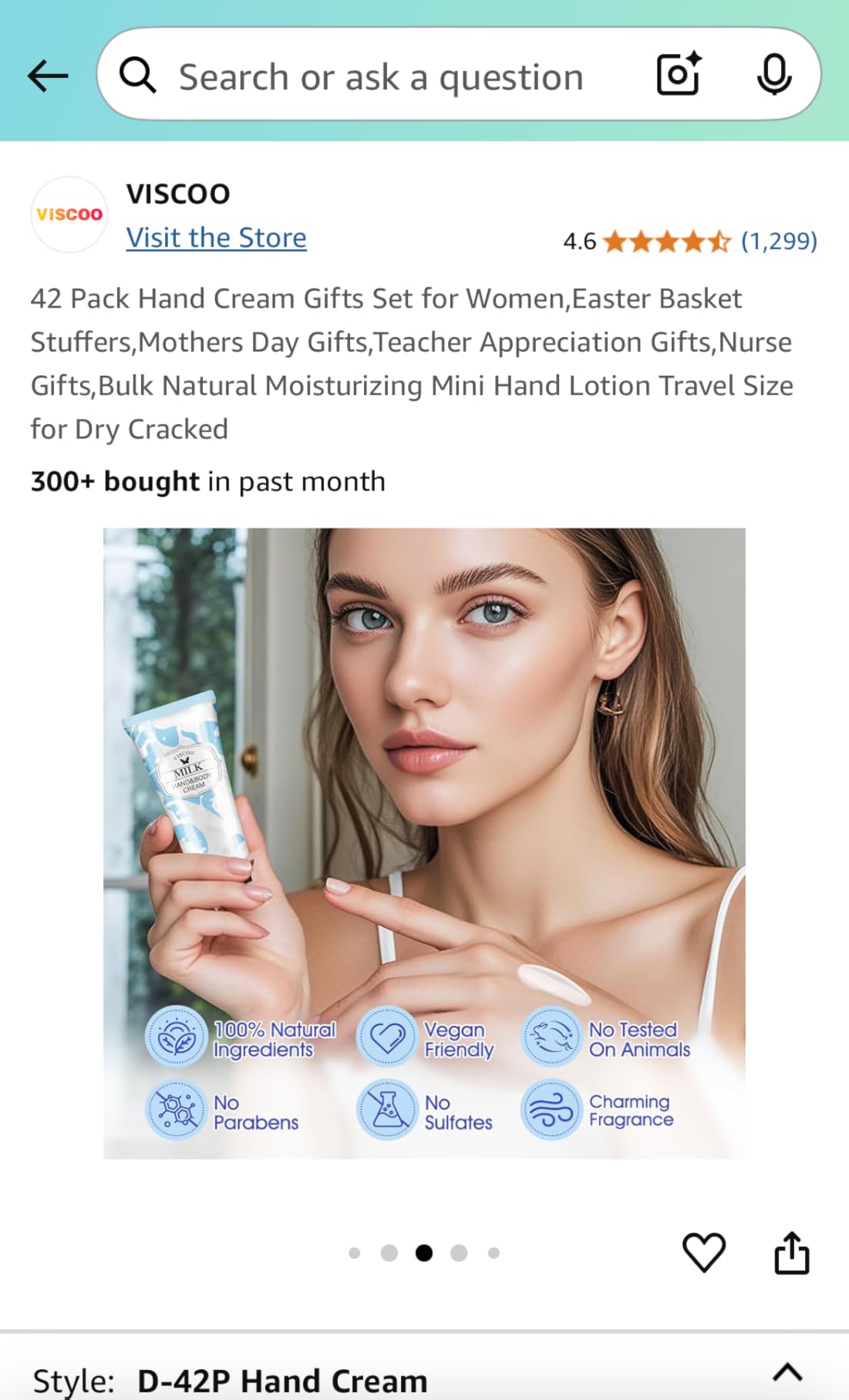 7 Pack Hand Cream Gifts Set for Women,Stocking Stuffers for Women,Teengirls,Christmas Gifts Bulk Gifts,Small Gifts,Mini Moisturizing Hand Lotion Travel Size in Bulk for Dry Cracked Hands Customer Review 7 Pack Hand Cream Gifts Set for Women,Stocking Stuffers for Women,Teengirls,Christmas Gifts Bulk Gifts,Small Gifts,Mini Moisturizing Hand Lotion Travel Size in Bulk for Dry Cracked Hands - Customer Photo 1