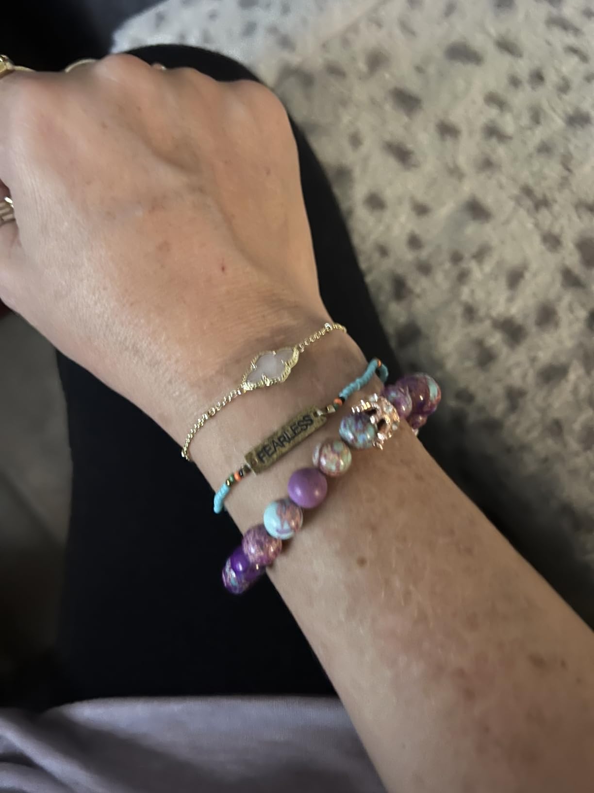 JoycuFF Woman Birthday Gifts Idea Friendship Gifts For Women Best Friends Besties Aunt Female Mom Daughter Granddaughter Gf Anniversary Christmas Graduation Healing Stone Crown Gifts For Her - Customer Photo 2