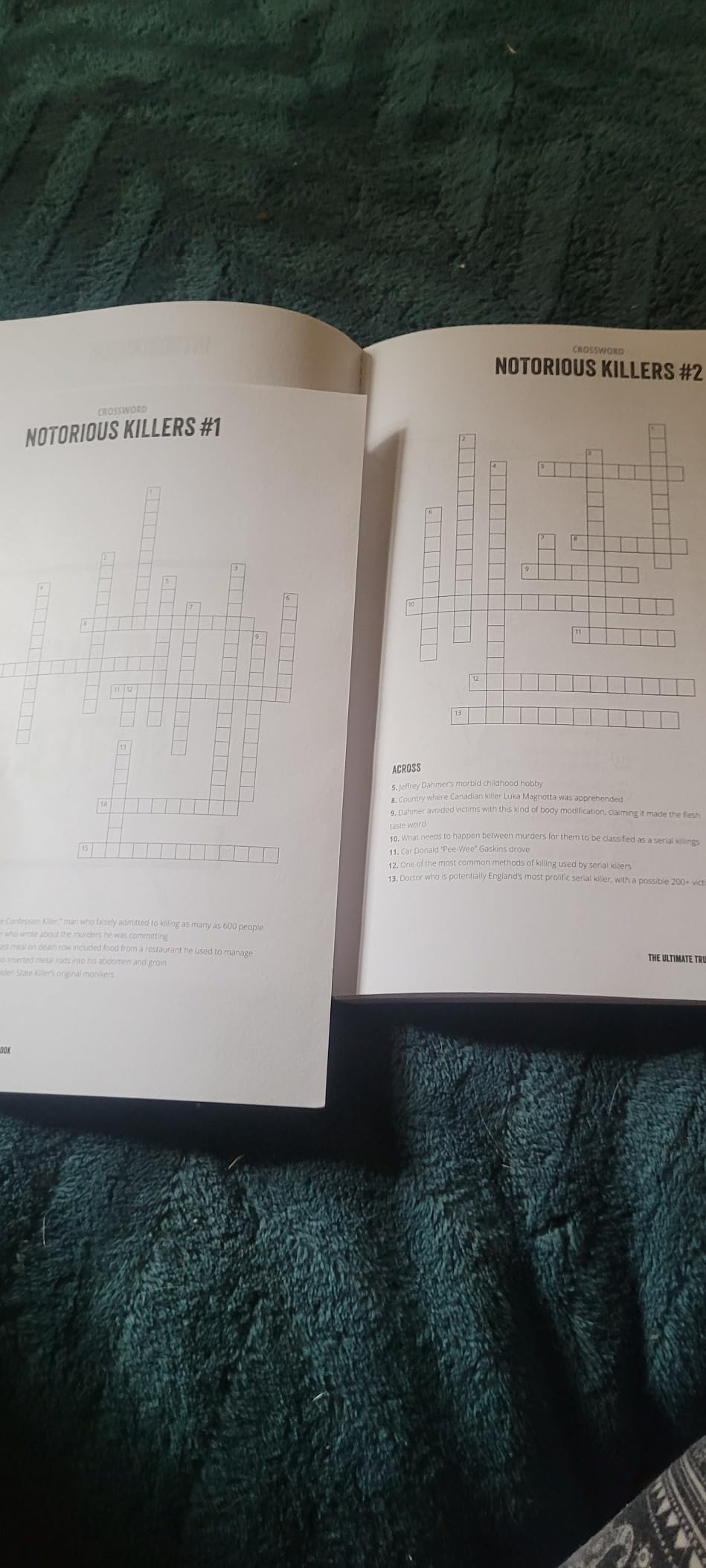 The Ultimate True Crime Puzzle Book: Over 100 Killer Activities for True Crime and Serial Killer Fanatics (Cryptograms, Crosswords, Brain Games, Word Searches, Trivia, Quizzes and Much More) Customer Review The Ultimate True Crime Puzzle Book: Over 100 Killer Activities for True Crime and Serial Killer Fanatics (Cryptograms, Crosswords, Brain Games, Word Searches, Trivia, Quizzes and Much More) - Customer Photo 4