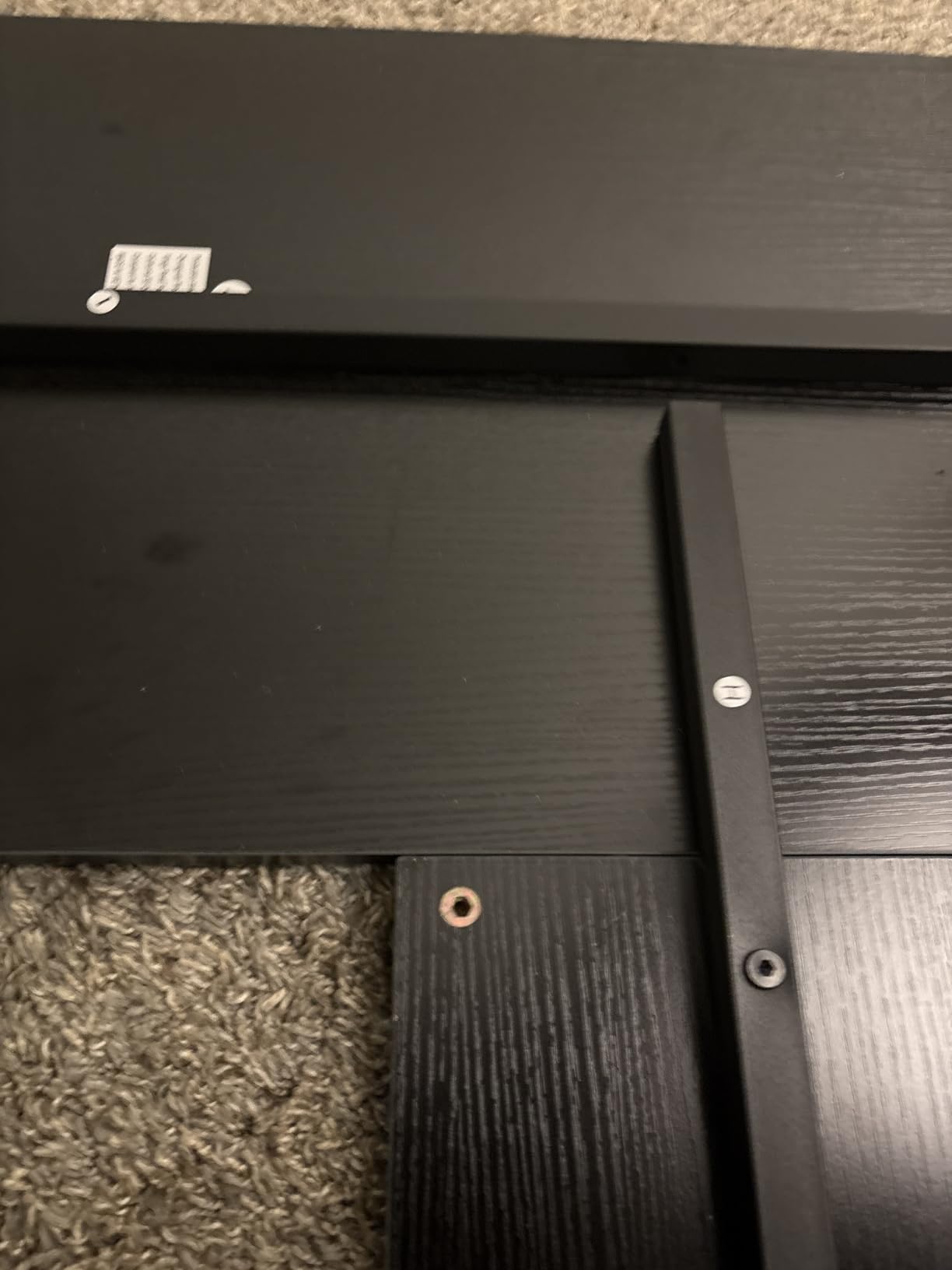 Sweetcrispy L Shaped Desk - Computer Desk Corner Desks Gaming Desk PC Table with CPU Stand Side Bag for Home Office Dorm Sturdy Writing Workstation, Black, 50-Inch Customer Review Sweetcrispy L Shaped Desk - Computer Desk Corner Desks Gaming Desk PC Table with CPU Stand Side Bag for Home Office Dorm Sturdy Writing Workstation, Black, 50-Inch - Customer Photo 1