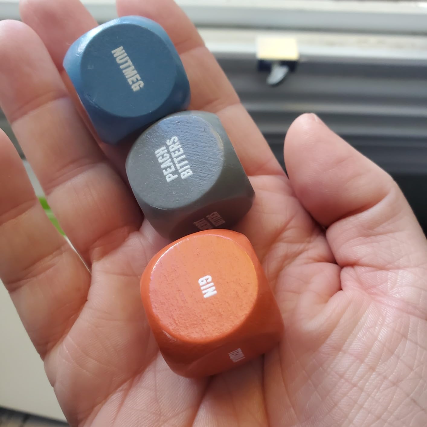 Two Tumbleweeds Mixology Dice - New Edition: Set of 9 Dice to Inspire Craft Cocktails & Mocktails with Recipe Booklet - Unique Gift for Kitchen or Bar Customer Review Two Tumbleweeds Mixology Dice - New Edition: Set of 9 Dice to Inspire Craft Cocktails & Mocktails with Recipe Booklet - Unique Gift for Kitchen or Bar - Customer Photo 2