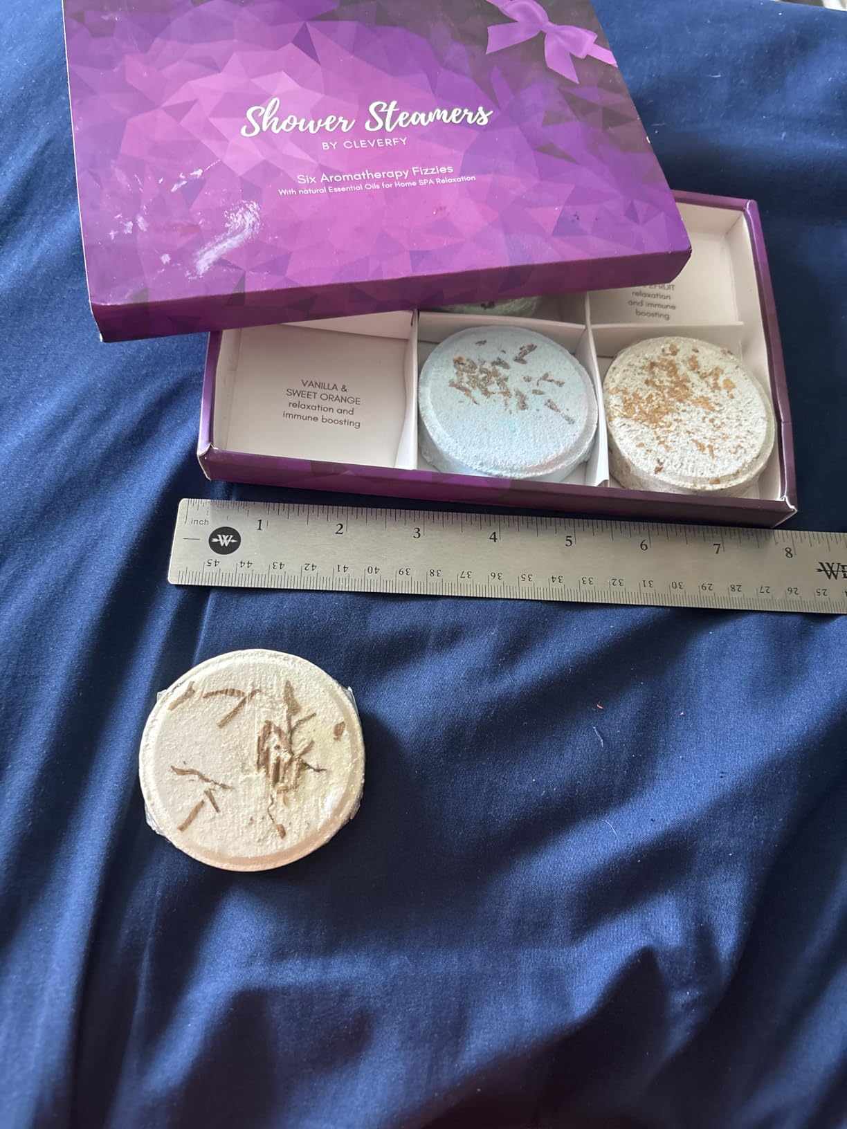 Shower Steamers Aromatherapy Birthday Gifts for Women - SWCANDY 8 Pcs Stocking Stuffers White Elephant Gifts for Adults Mom Men Teen Self Care with Natural Essential Oils Relaxation Home SPA Christmas - Customer Photo 3