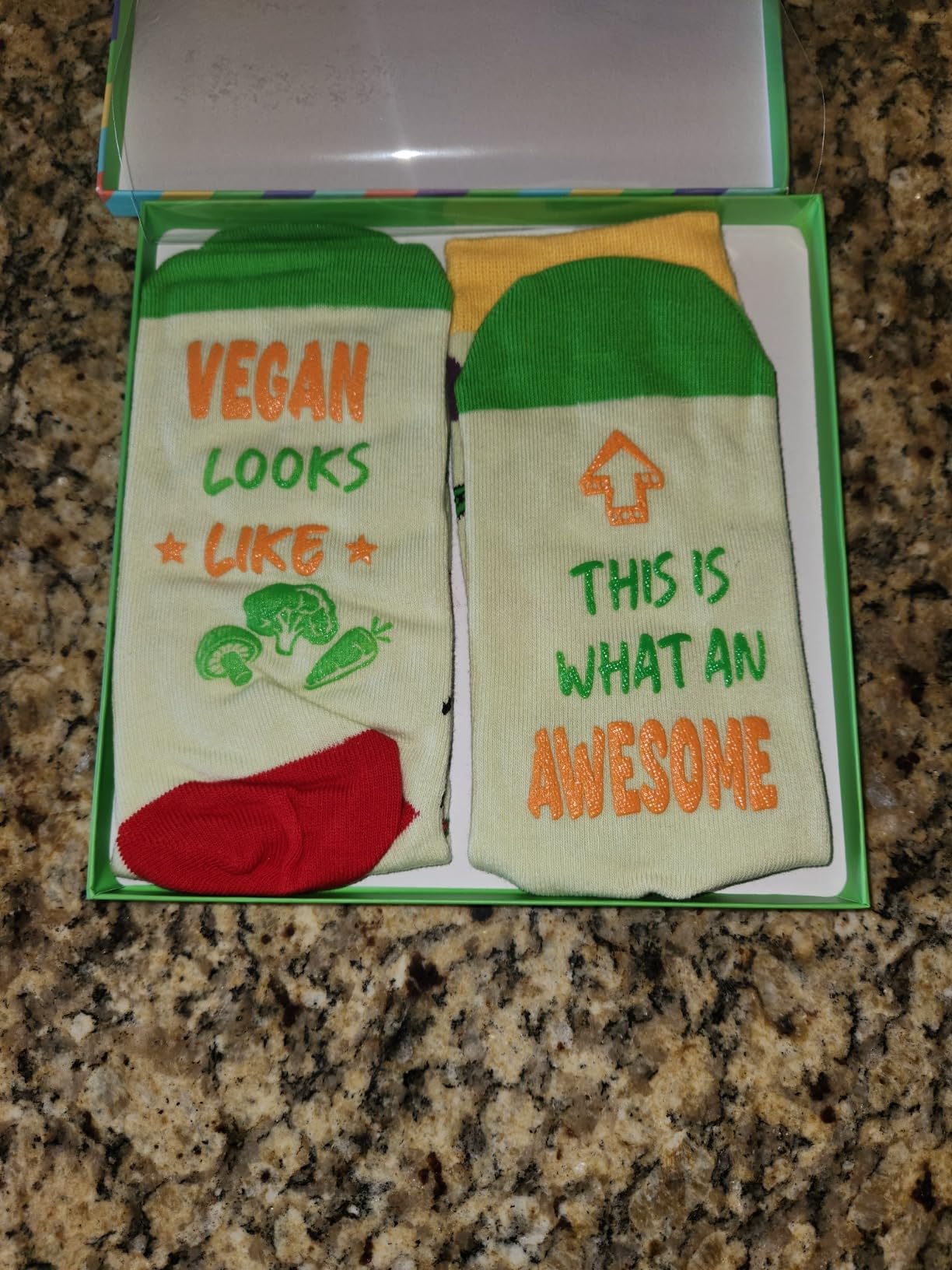 HAPPYPOP Surgeon Dentist Vegan Gifts - Surgeon Dentists Vegan Gift Socks - Customer Photo 1