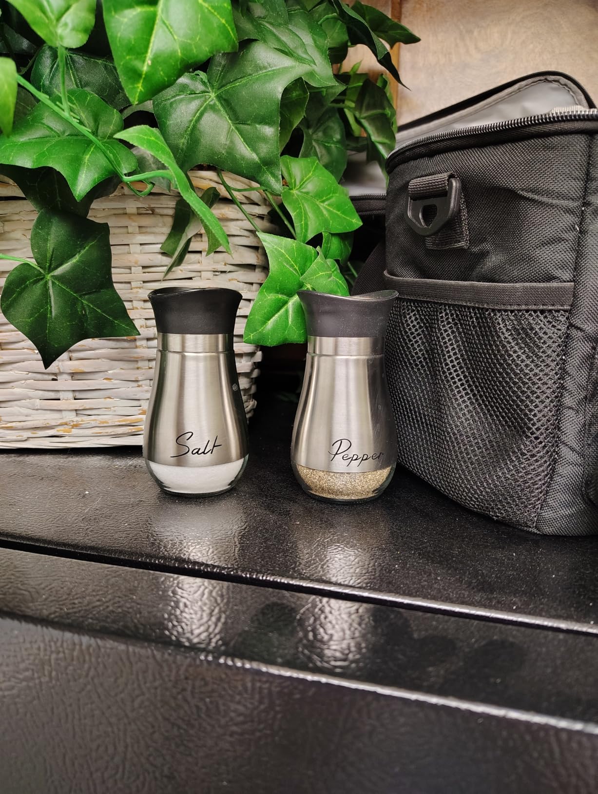 Sunflower Salt and Pepper Shakers Set - 4oz Farmhouse Cute Kitchen Decor and Accessories Sunflower Gifts for Salt Shakers Glass Cooking Table,Housewarming,Thanksgiving,Christmas - Customer Photo 2