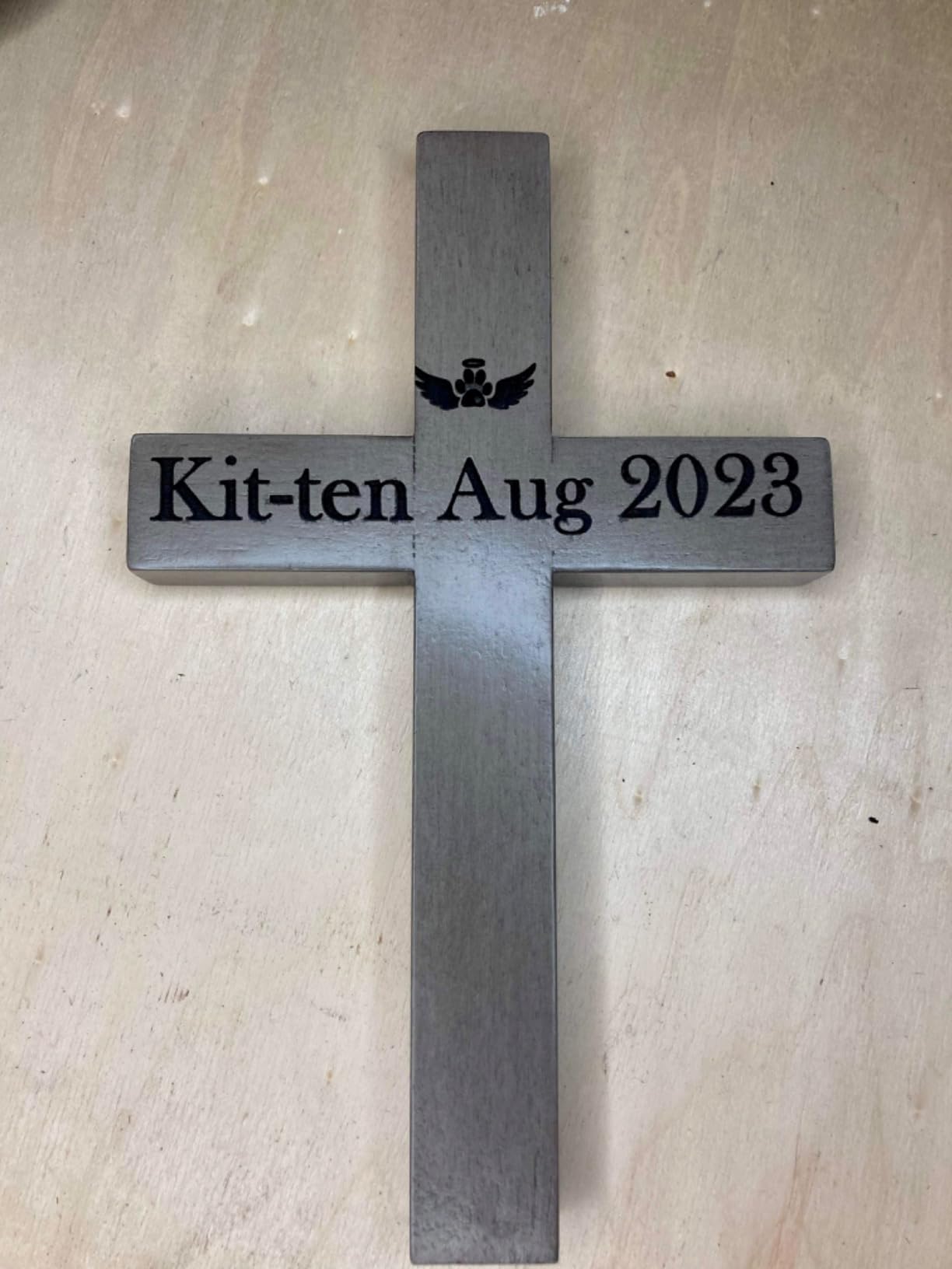 Texphw Handmade Wooden Wall Cross, Catholic Hanging Crosses for Wall Decor, Christians Spiritual Religious Cross Gifts for Christmas Church Home Room Decoration - Customer Photo 3