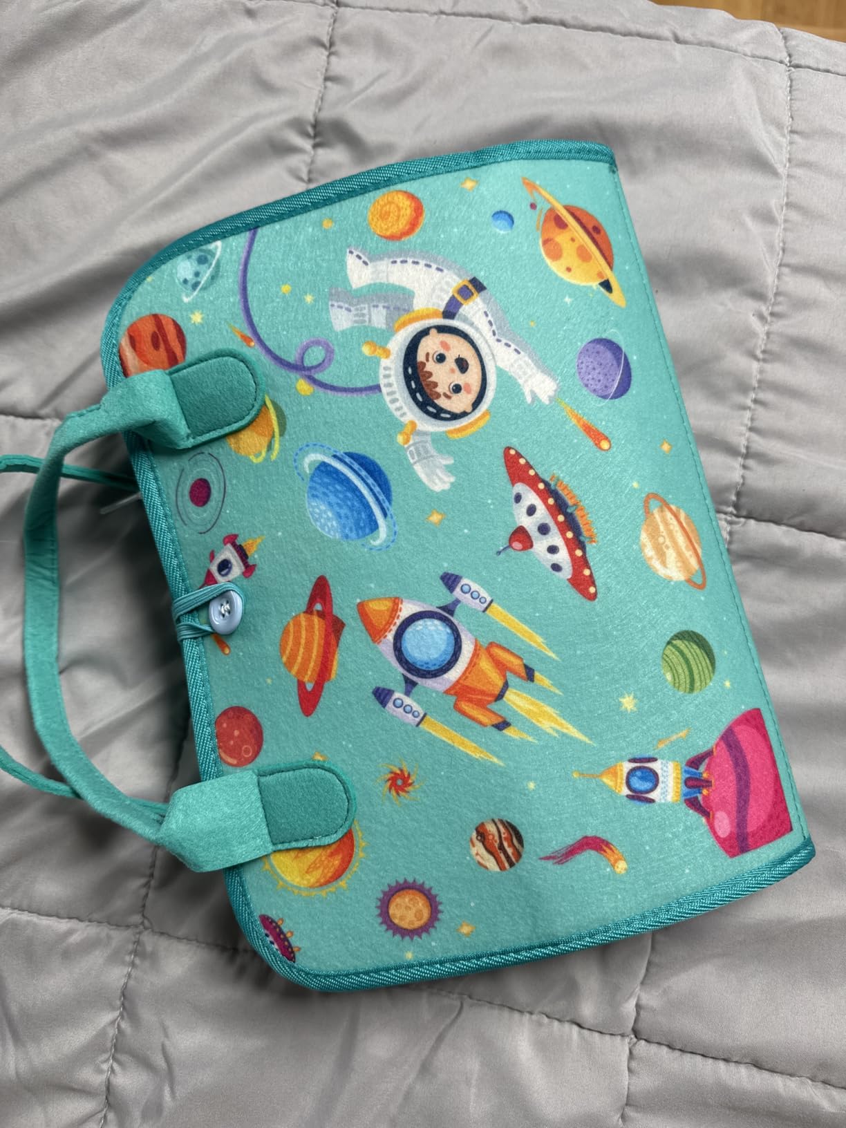 Exorany Busy Board Montessori Toys for Toddler Girl Birthday Gifts, Busy Book Sensory Learning Toys for Toddlers, Toddler Girl Airplane Car Travel Toy Educational Activities - Customer Photo 1