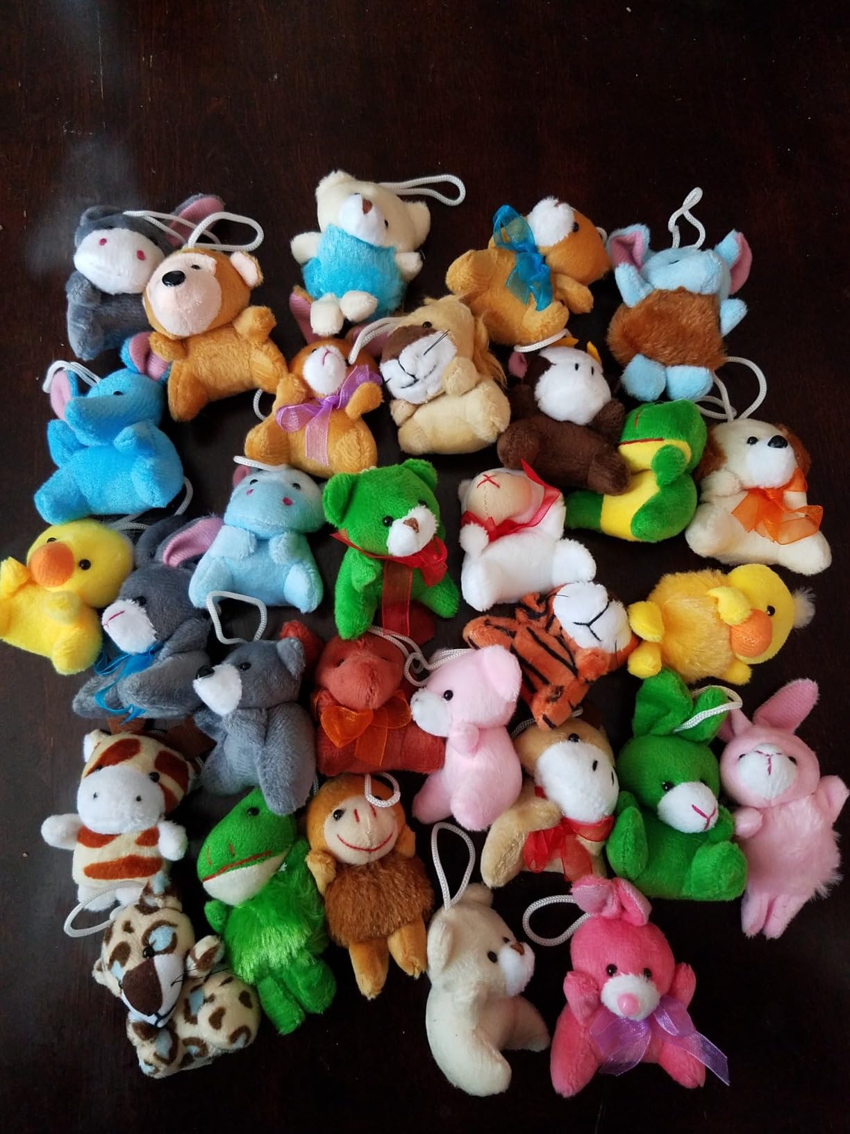 Aitbay Valentines Day Gifts Toys for Kids - 28 Packs Valentines Day Cards with Mini Animal Plush Toy Set - Valentine Exchange Cards Gift Classroom Prize Party Favors School Rewards Gift Exchange - Customer Photo 1
