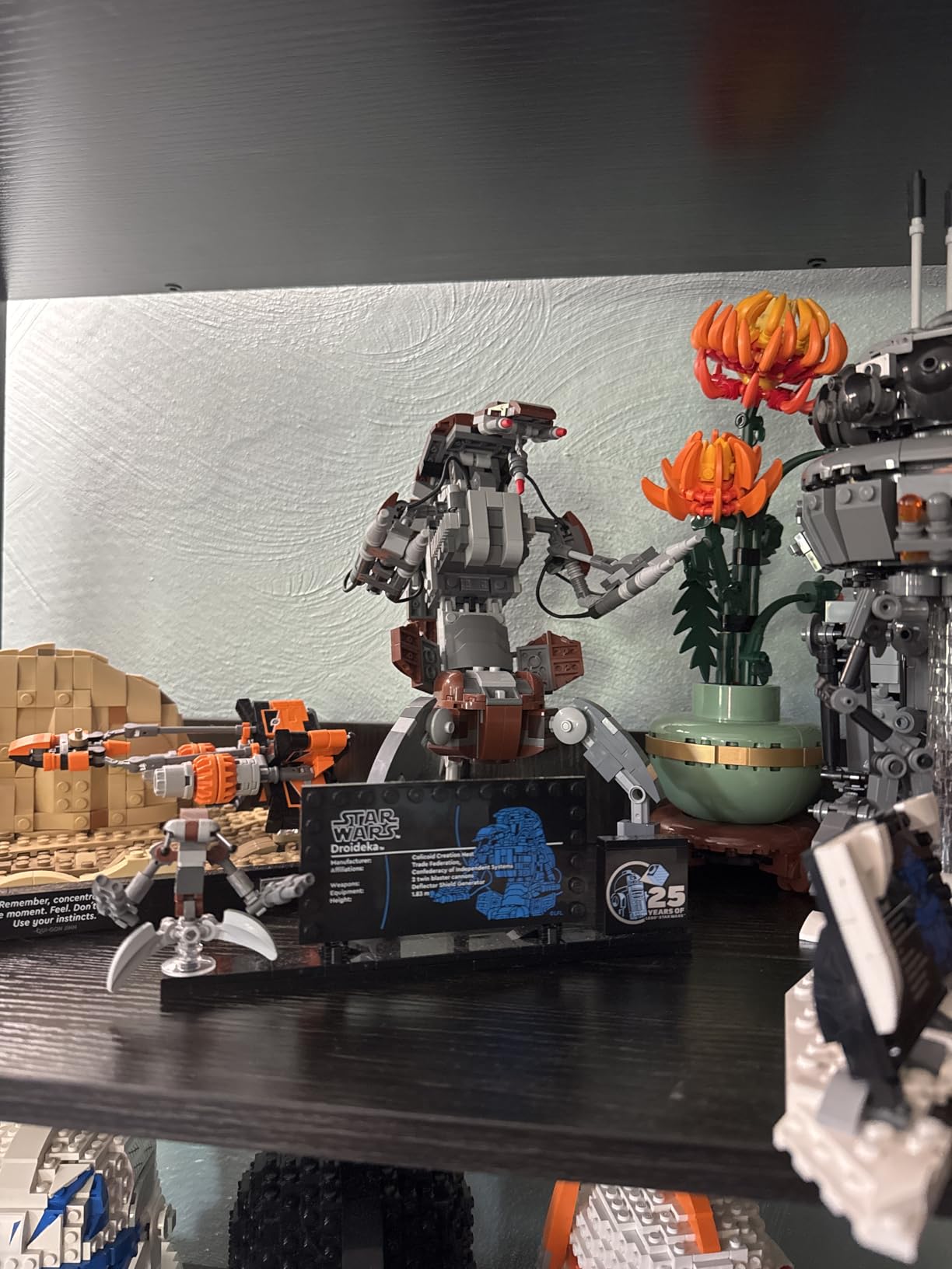 LEGO Star Wars Droideka Model for Build and Display, Collectible Brick Built Destroyer Droid Figure for May The 4th Be with You Décor, Star Wars Fan Gift Idea for Adults or Any Collector, 75381 - Customer Photo 1