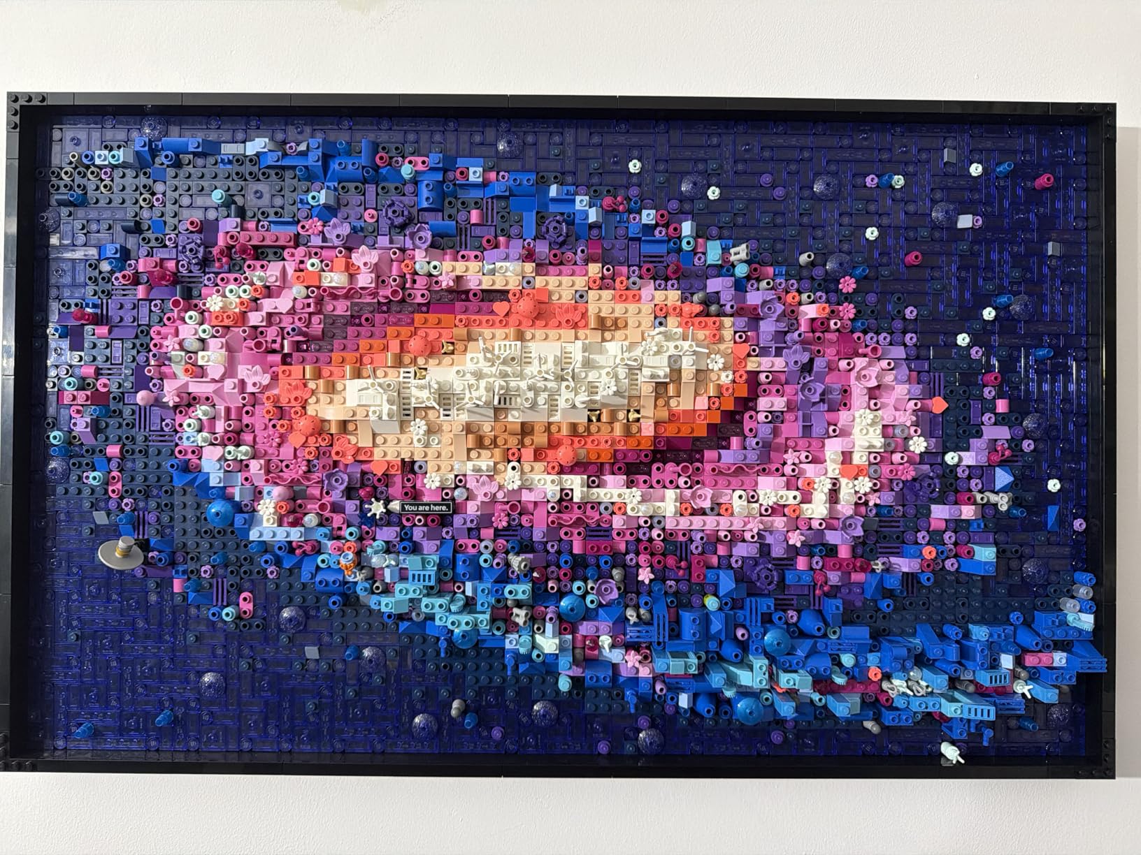 LEGO Art The Milky Way Galaxy Building Set - Space Decor DIY Kits for Adults for Bedroom Wall, Ages 18+ - Gift Ideas for Space Lovers, Men & Women - Includes Frame for Display - 31212 - Customer Photo 1