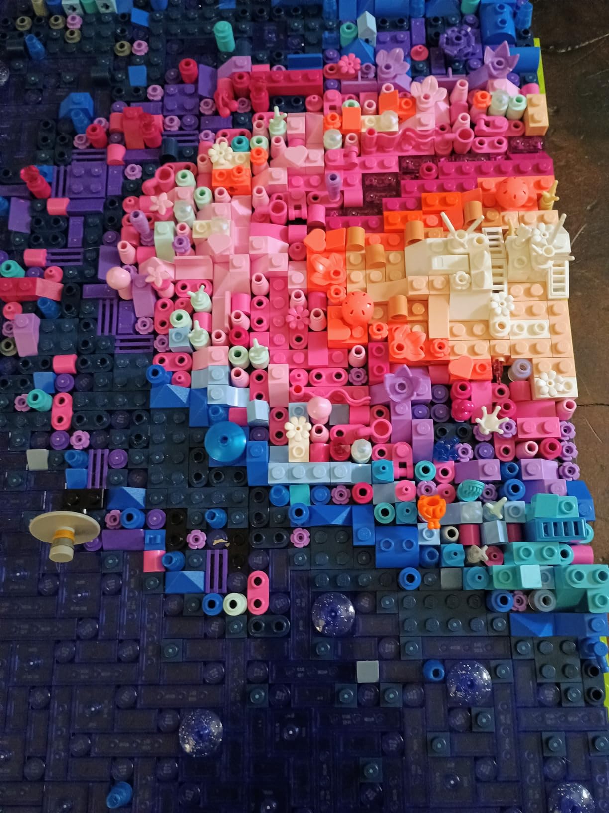 LEGO Art The Milky Way Galaxy Building Set - Space Decor DIY Kits for Adults for Bedroom Wall, Ages 18+ - Gift Ideas for Space Lovers, Men & Women - Includes Frame for Display - 31212 - Customer Photo 2