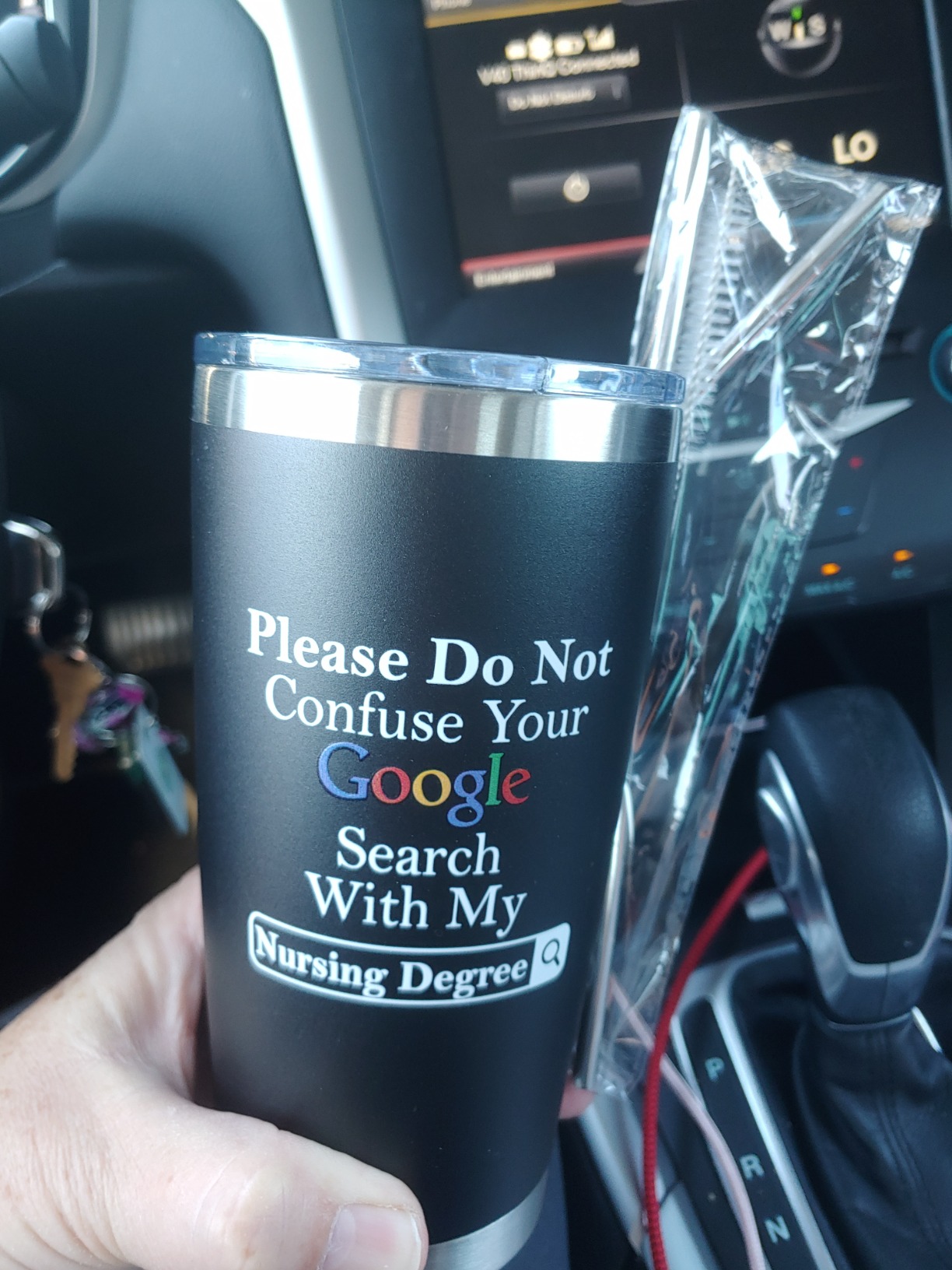 Doctor Gifts for Men Women - Please Do Not Confuse Your Google Search With My Medical Degree Mug Unique Gifts for Doctors Gift for Doctor - 20 Ounce Tumbler for National Doctors Day Gifts Residency - Customer Photo 1