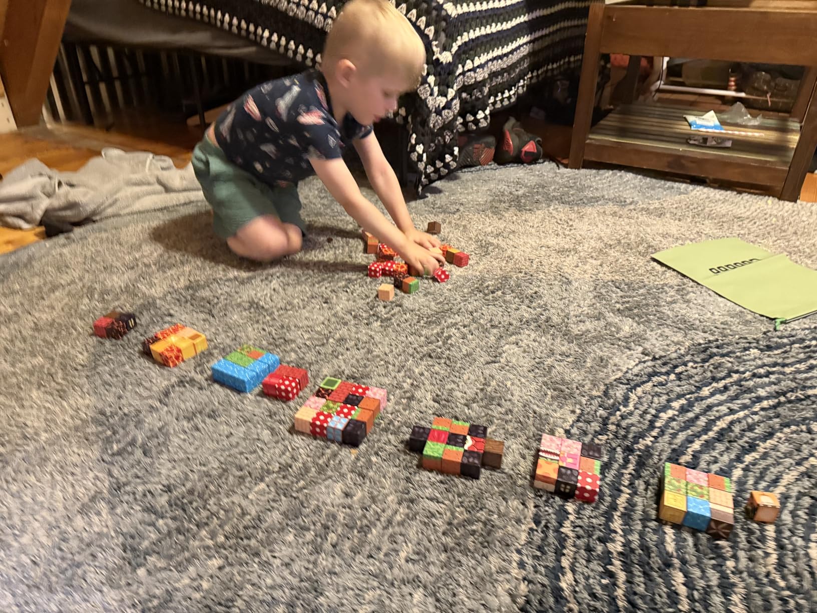 Magnetic Blocks - Build Mine Magnet World Magic Portal Set, Magnetic Tiles Building Blocks Toddler Toy STEM Sensory Outdoor Toys for 3+ Year Old Boys & Girls, Creative Kids Games Kids Toys 84PCS - Customer Photo 1