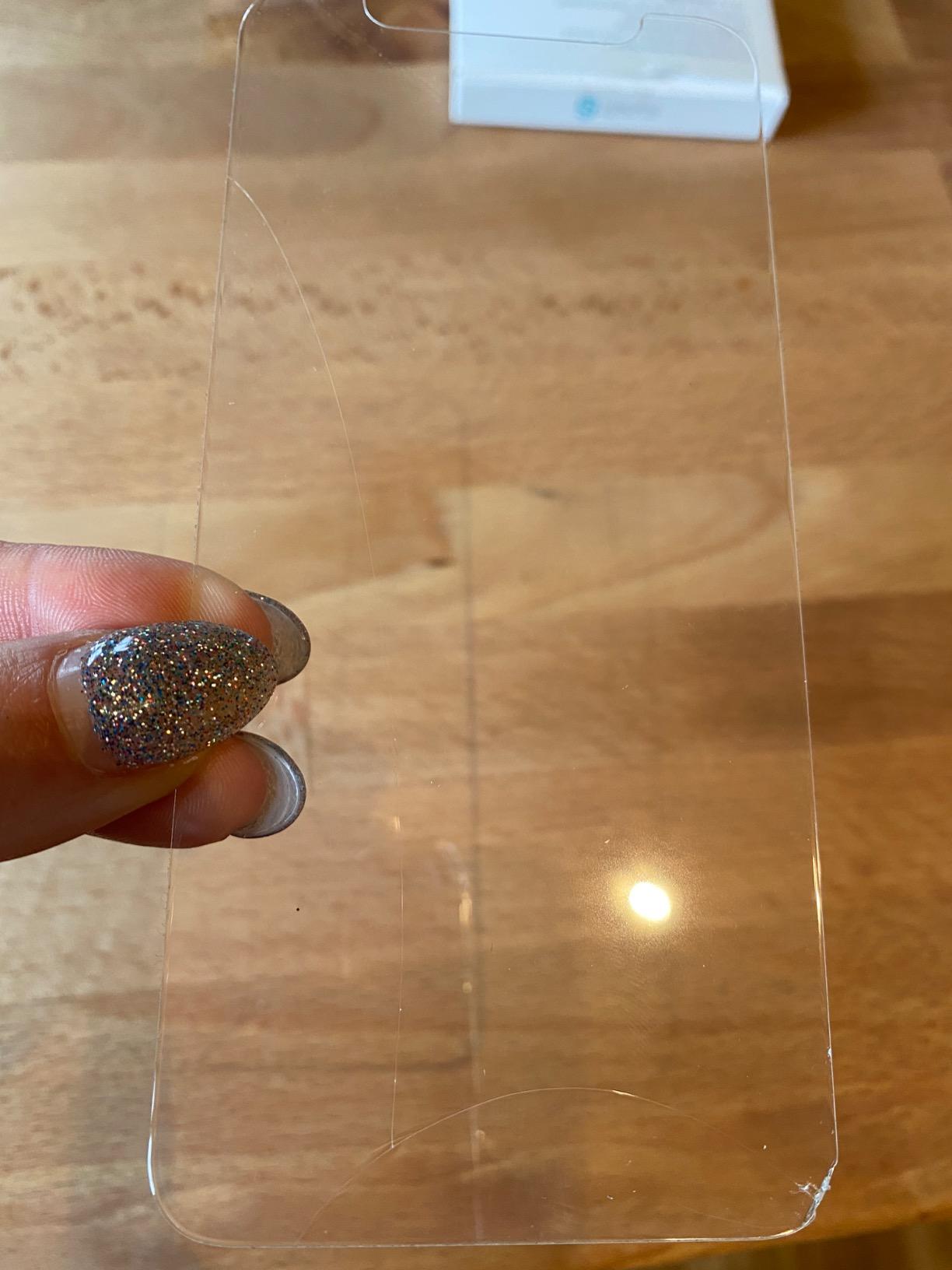 SYNCWIRE Screen Protector for iPhone 15 [6.1 inch], Reinforced Tempered Glass with Easy Installation Frame, Bubble Free, HD Clear, Shatterproof, Scratch Resistant, Case Friendly, 3 Pack - Customer Photo 1