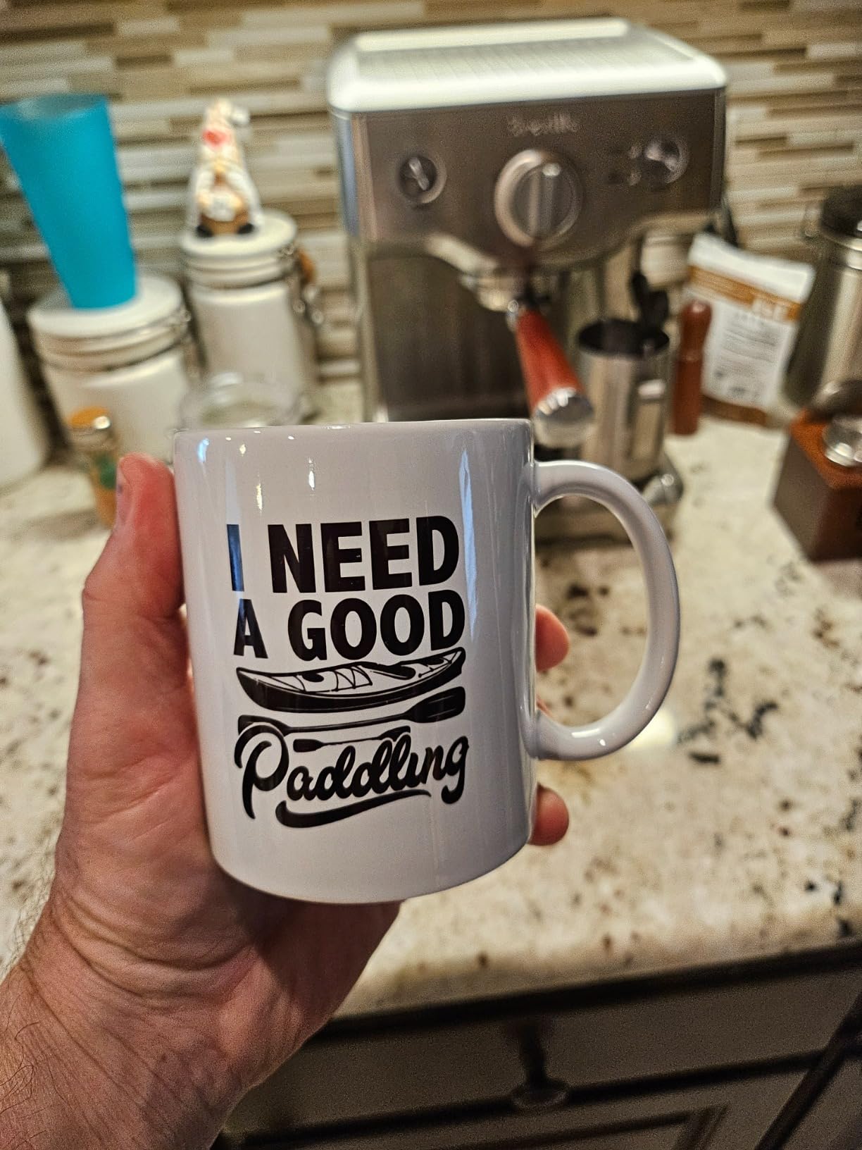 I Need A Good Paddling Kayaking Gifts For Women Men Kayak Lovers Funny Novelty Drinkware Ceramic Mug 11 oz White 11 oz - Customer Photo 1