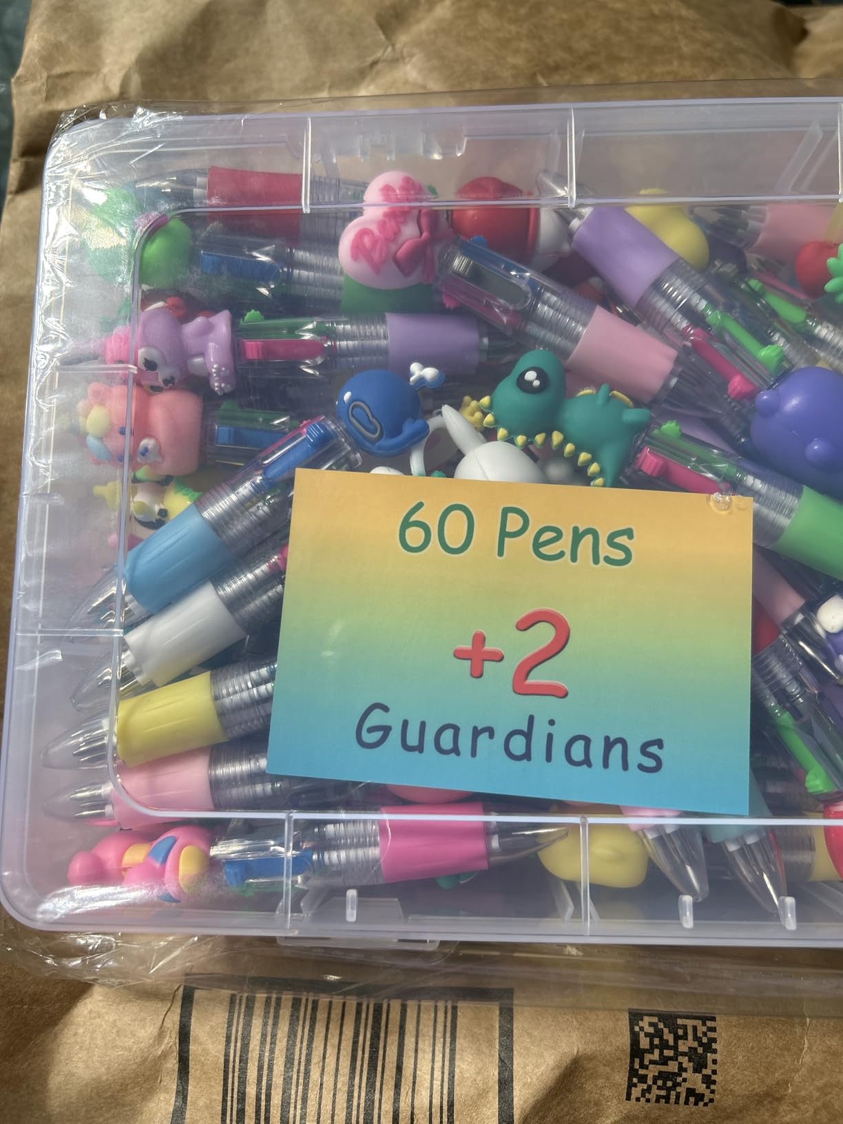 Multicolor Pen in One - Cute Pens for Kids - 60-Pack Multicolor Pens, Perfect for Birthdays and Children's Parties - Delightful Multi Color Pen Gifts - Customer Photo 1