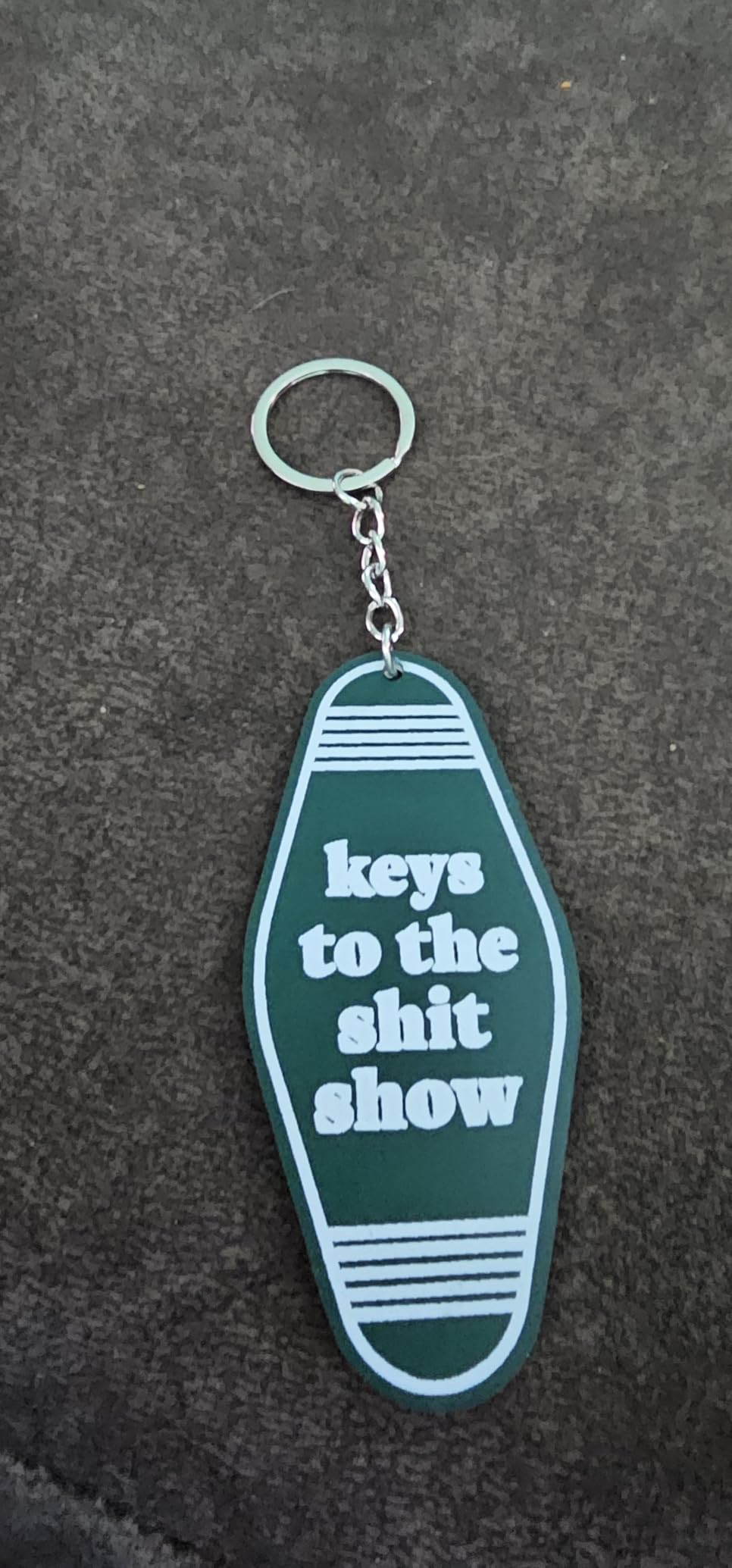 Msdove Keys to the Shit Show Keychain Funny Keychain Novelty Gag Gifts Hilarious Gift Idea White Elephant Gift for Mens Women Friends Birthday - Customer Photo 1