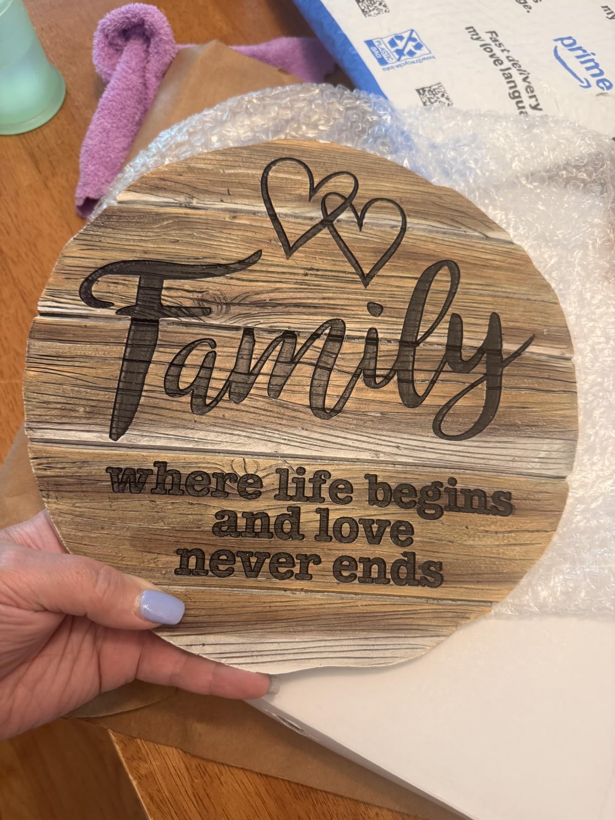 Spoontiques Beautiful Grandma Stepping Stone - Lovely Family Decorative Garden Stone for Yard, Patio, Garden or Walkway - Outdoor or Indoor Home Decor - Customer Photo 2