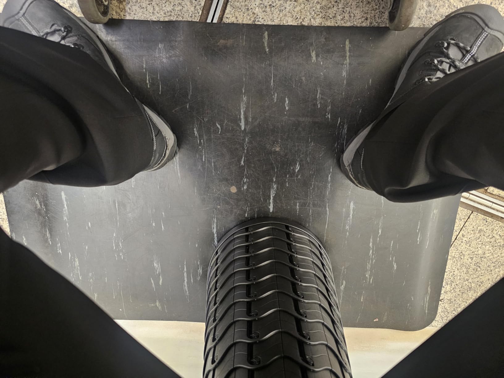 Collapsible Stool, Folding Chair - Upgraded Portable Chair with Load Capacity 400lbs, Portable Stool for Camping Fishing Hiking - Folding Tool with Carrying Straps,Gifts for Fisherman (Black) - Customer Photo 1