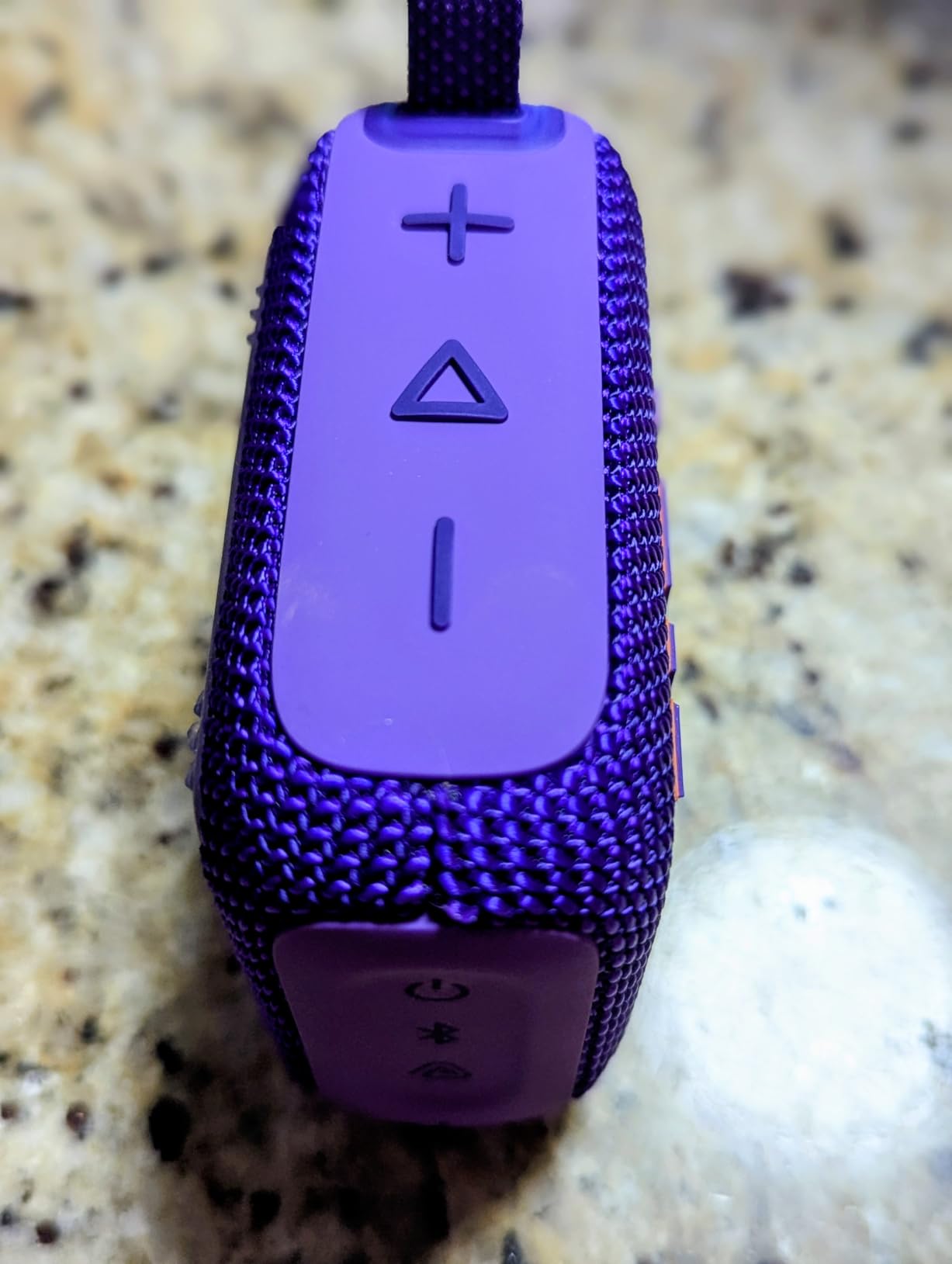 JBL Go 4 - Ultra-Portable, Waterproof and Dustproof Bluetooth Speaker, Big Pro Sound with Punchy bass, 7-Hour Built-in Battery, Made in Part with Recycled Materials (Purple) Customer Review JBL Go 4 - Ultra-Portable, Waterproof and Dustproof Bluetooth Speaker, Big Pro Sound with Punchy bass, 7-Hour Built-in Battery, Made in Part with Recycled Materials (Purple) - Customer Photo 2