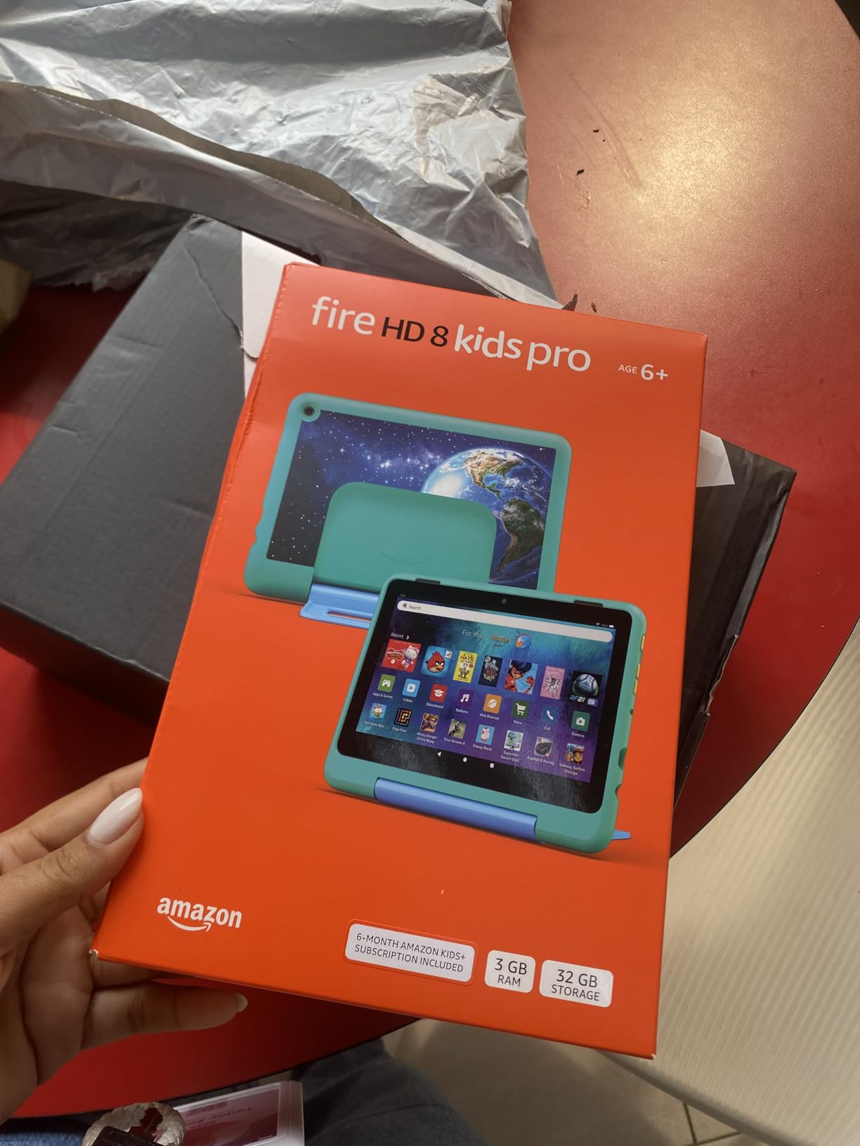 Amazon Fire HD 8 Kids Pro tablet (newest model), ages 6-12. Bright 8 Amazon Fire HD 8 Kids Pro tablet (newest model), ages 6-12. Bright 8