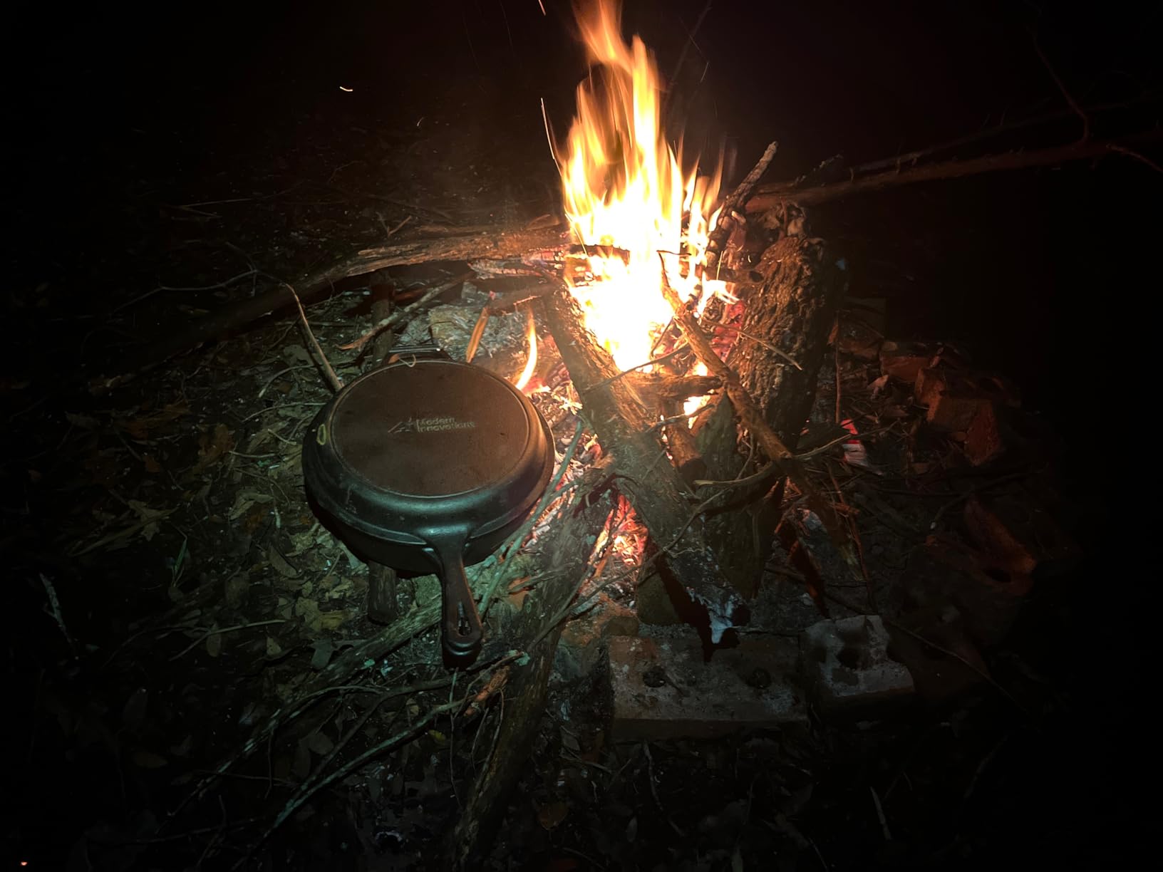 Modern Innovations 3-in-1 Dutch Oven & Skillet Combo, Preseasoned Cast Iron Cookware Set, 3.2QT Dutch Oven, 1.6QT Skillet with Lid, Versatile Pots and Pans for Camping & Home Cooking - Customer Photo 1