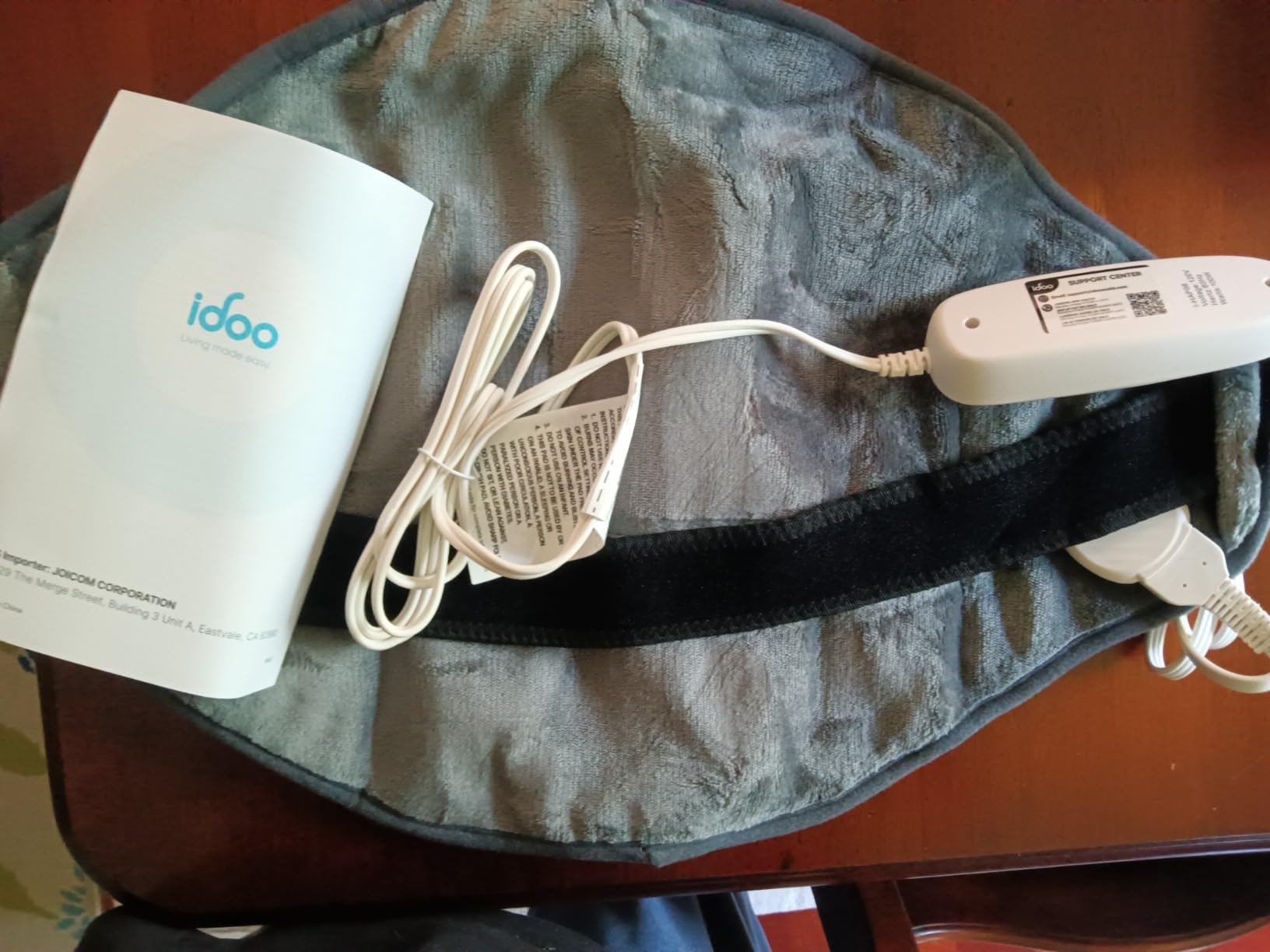 iDOO Portable Heating Pad, Electric Heated Belt Wrap for Period Cramps, Lower Back, Neck Shoulder, FSA Eligible, ETL Certified, Back Belly Heating Pad, Mothers Day Gifts for Mom Daughter,15