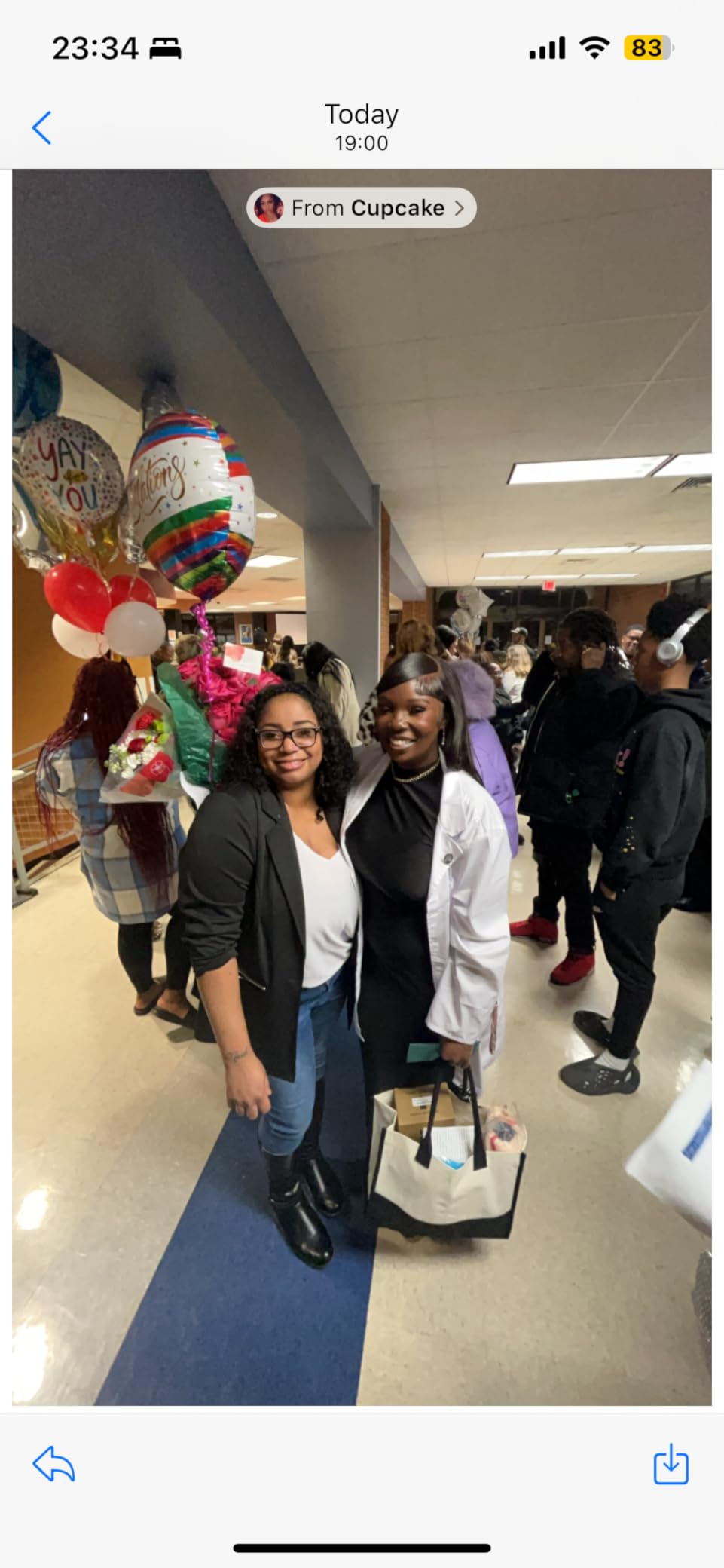 Nurse Gifts Nurse Appreciation Gift Set for Women Christmas Gifts for Nurses Week Nurses Graduation Gift for Nursing Student with Canvas Bag Socks Affirmations Cards 16 Oz Can Glass - Customer Photo 1