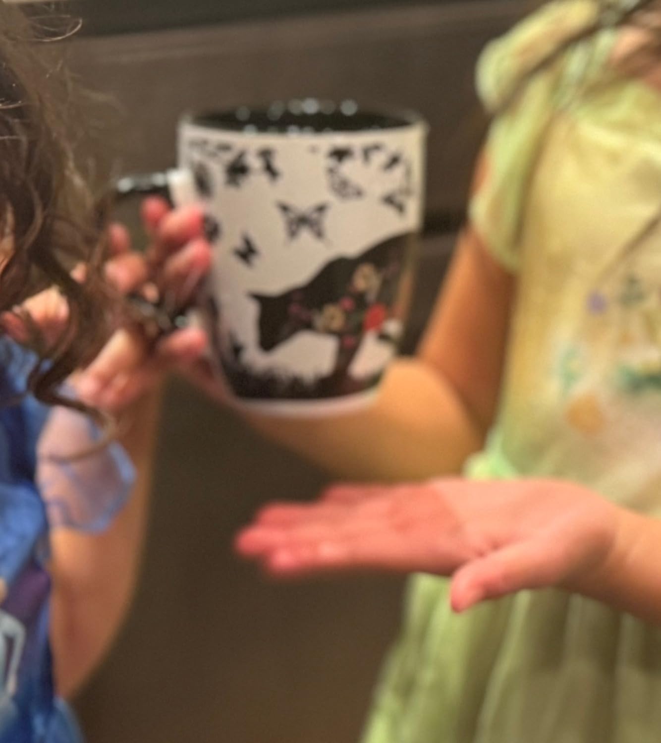 Color Changing Dragonfly Coffee Mug 12oz – Heat Sensitive Ceramic Cup with Floral Reveal – Dragonfly Gifts for Women, Unique Coffee Mugs, Christmas Holiday Gift, Perfect for Coffee, Tea or Cocoa - Customer Photo 3